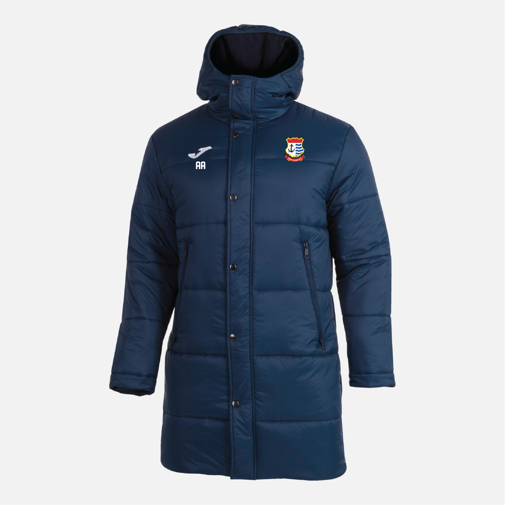Diss Town FC - Joma Islandia Bench Jacket - Navy