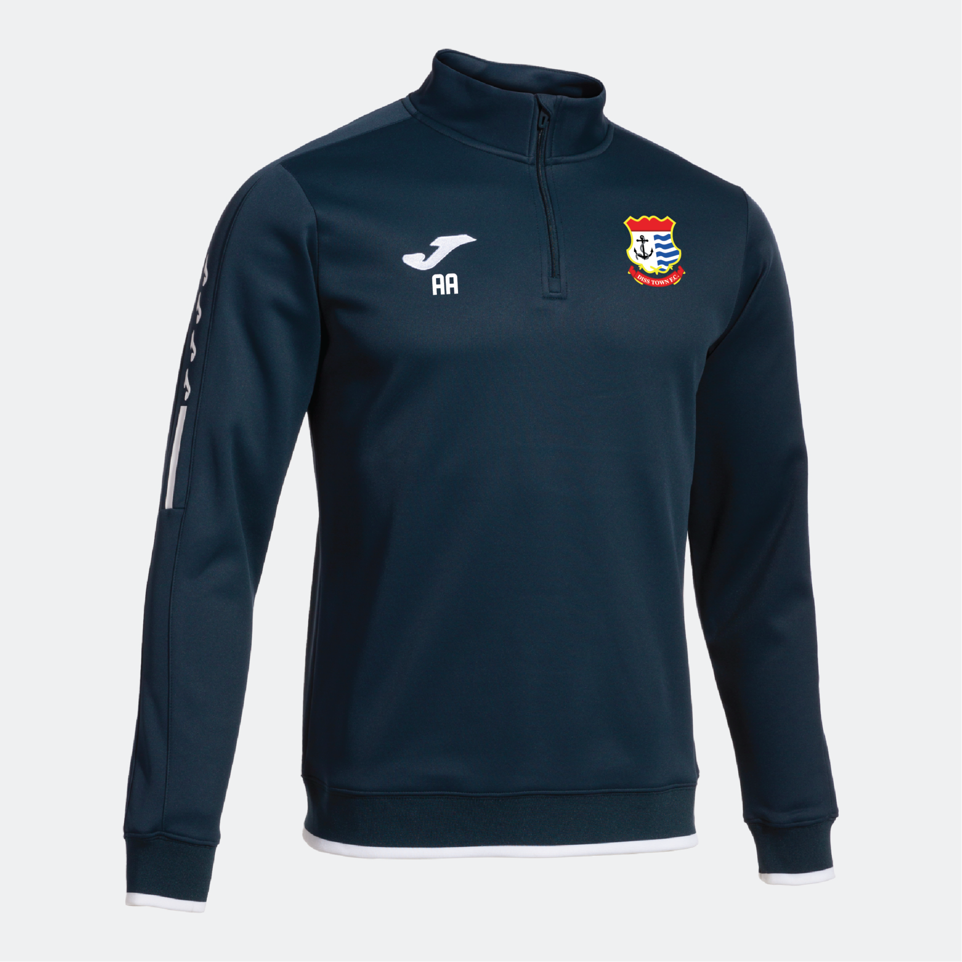 Diss Town FC - Joma Olimpiada Half Zip Sweatshirt - Navy