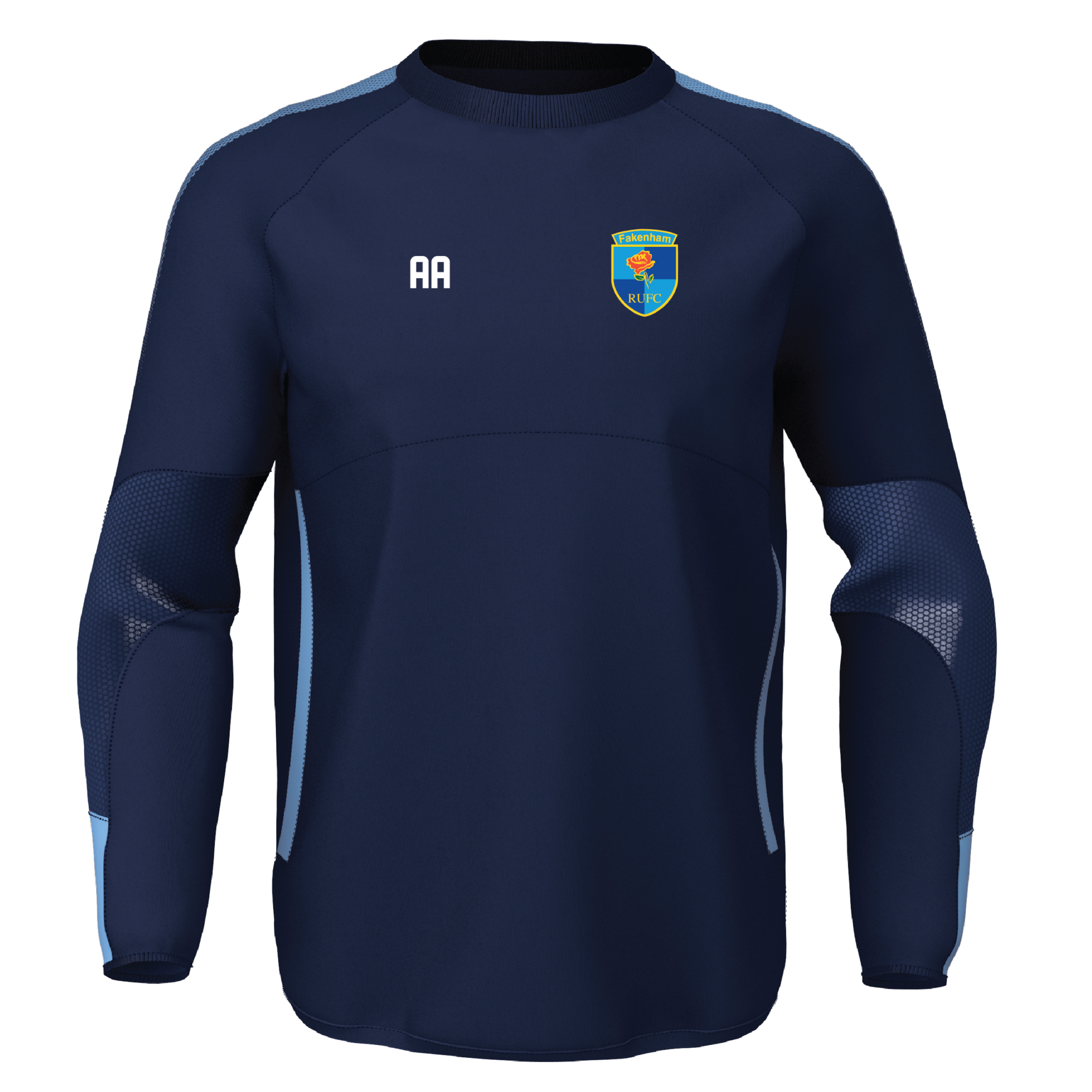 Fakenham RUFC - Edge Pro Contact Top - Navy Sky