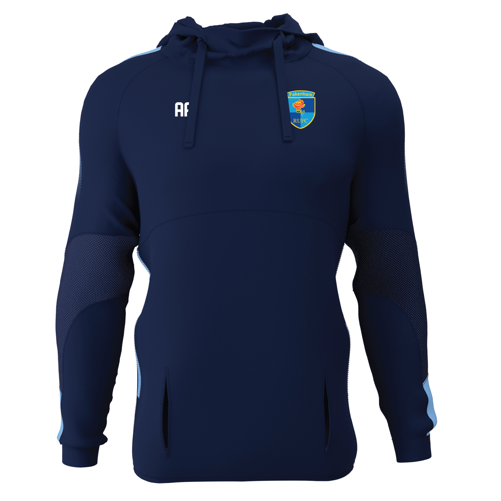 Fakenham RUFC - Edge Pro Hoodie - Navy Sky