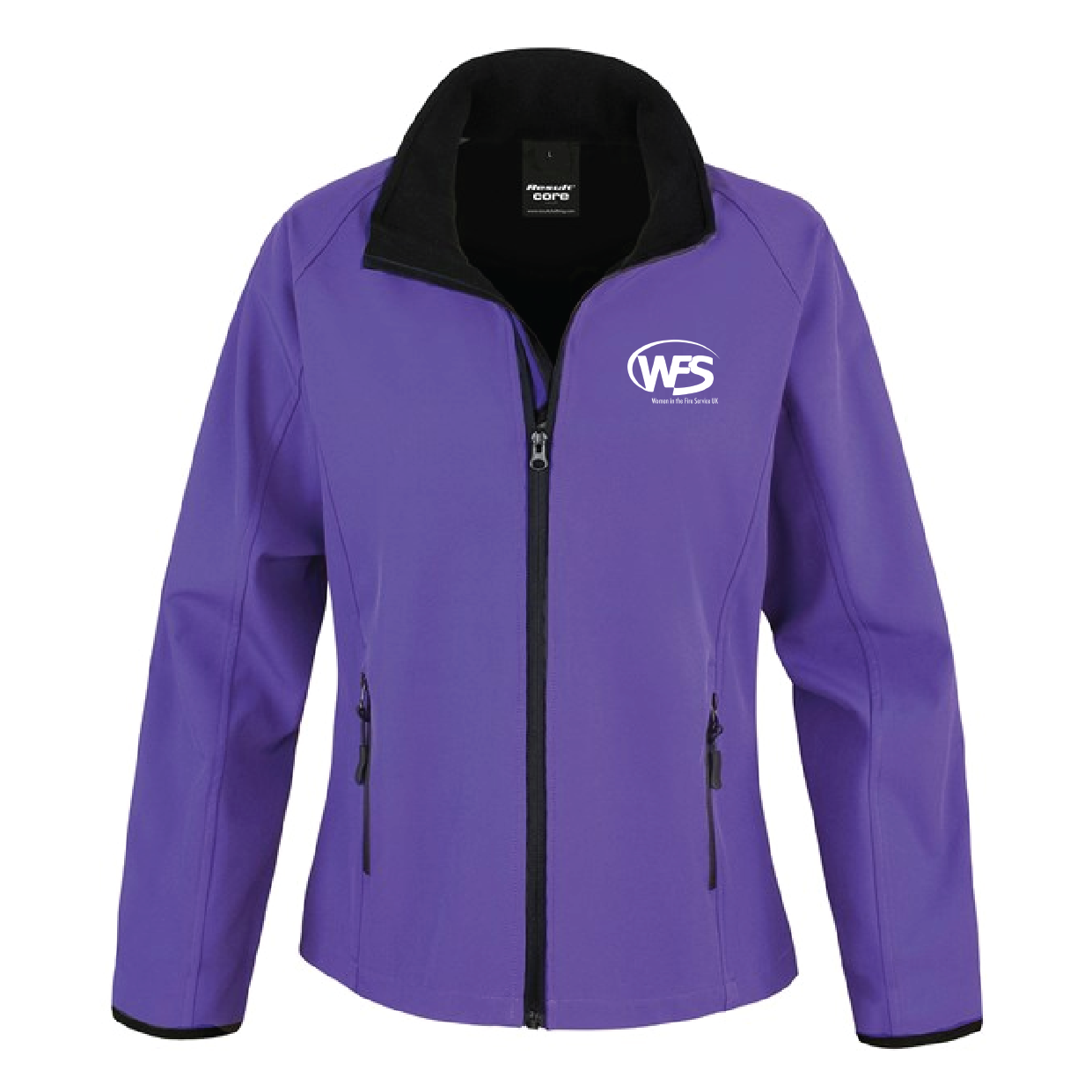 Women in the Fire Service UK – Women's Core Softshell Jacket – Purple