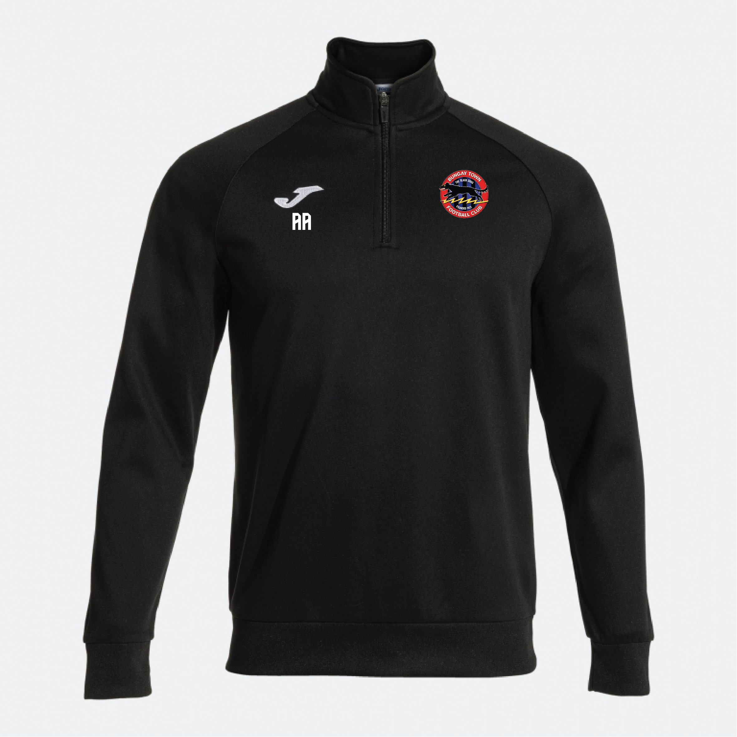 Bungay Town FC - Joma Faraon Half Zip Sweatshirt - Black