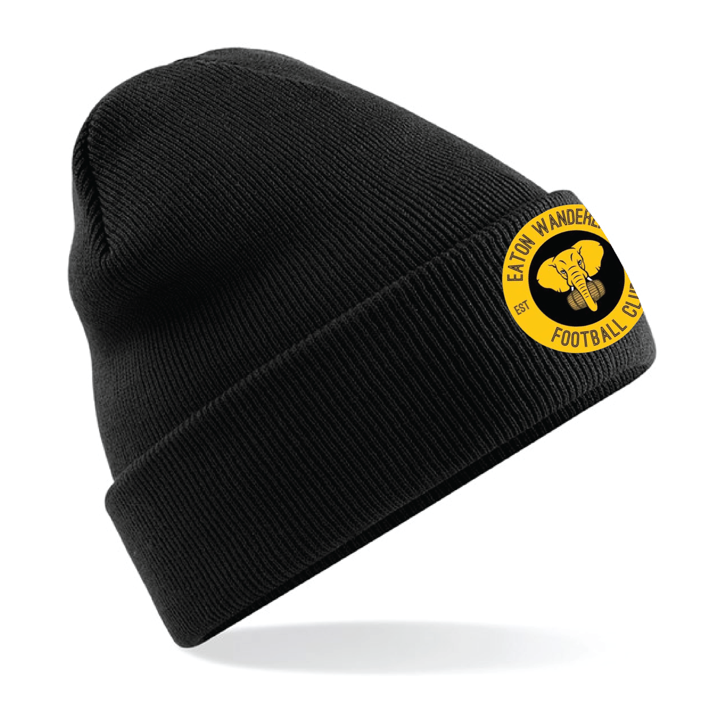 Eaton Wanderers FC - Original Cuffed Beanie - Black