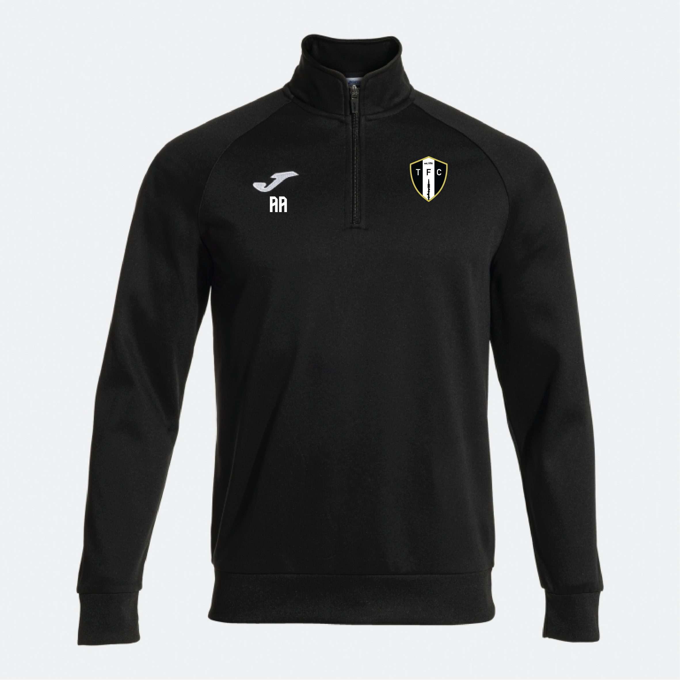 Tacolneston FC - Joma Faraon 1/2 Zip Sweatshirt - Black