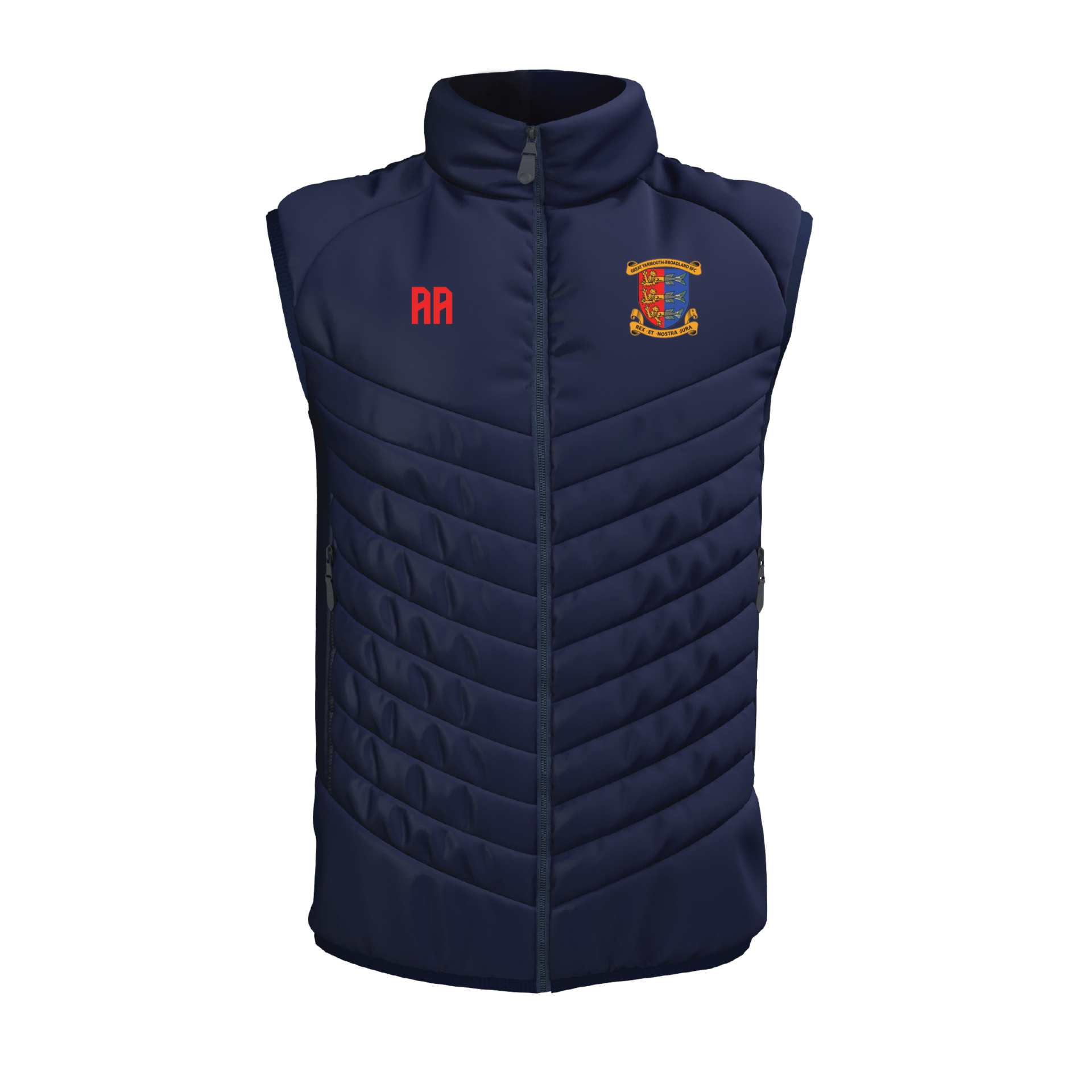 Great Yarmouth-Broadland RFC - Apex Gilet - Navy