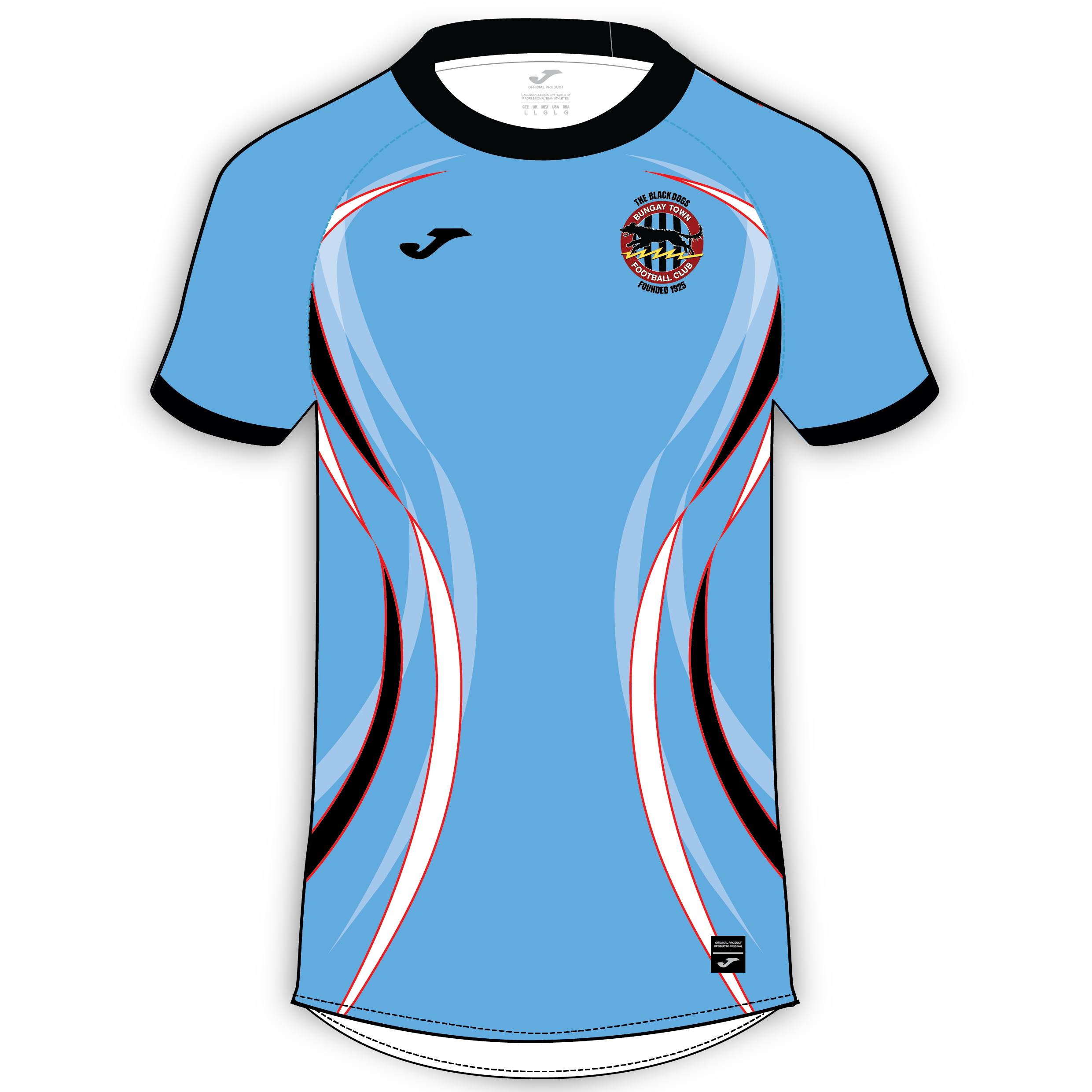 Bungay Town FC - Joma Home Shirt - Sky Blue