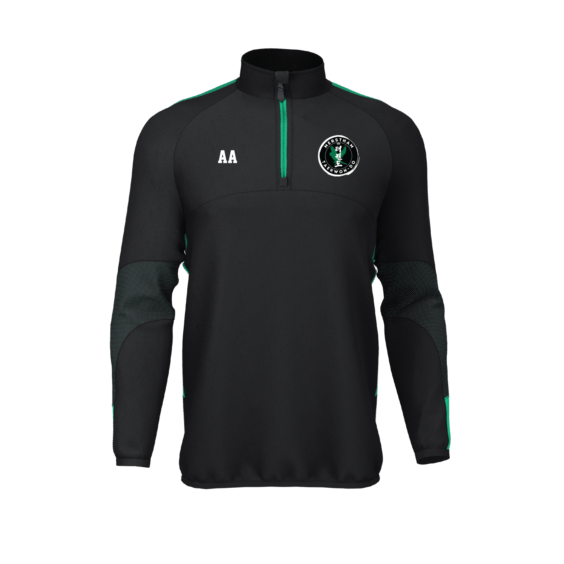 Merstham TKD - Edge Pro Midlayer - Black / Green