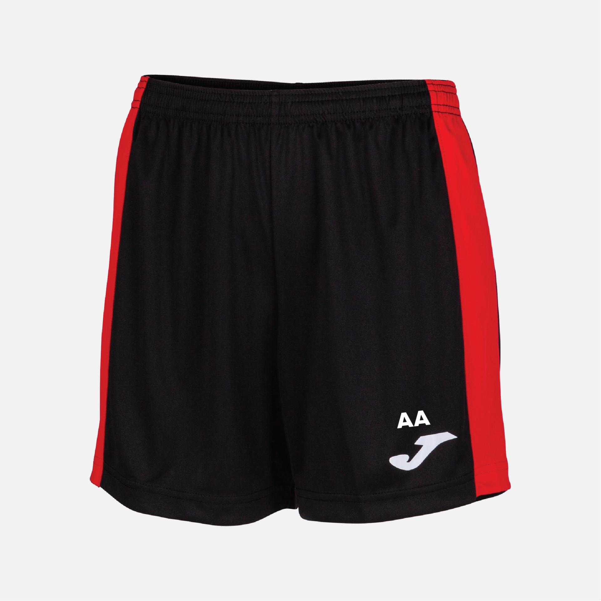 Retro Skating Academy - Joma Ladies Maxi Short - Black/Red