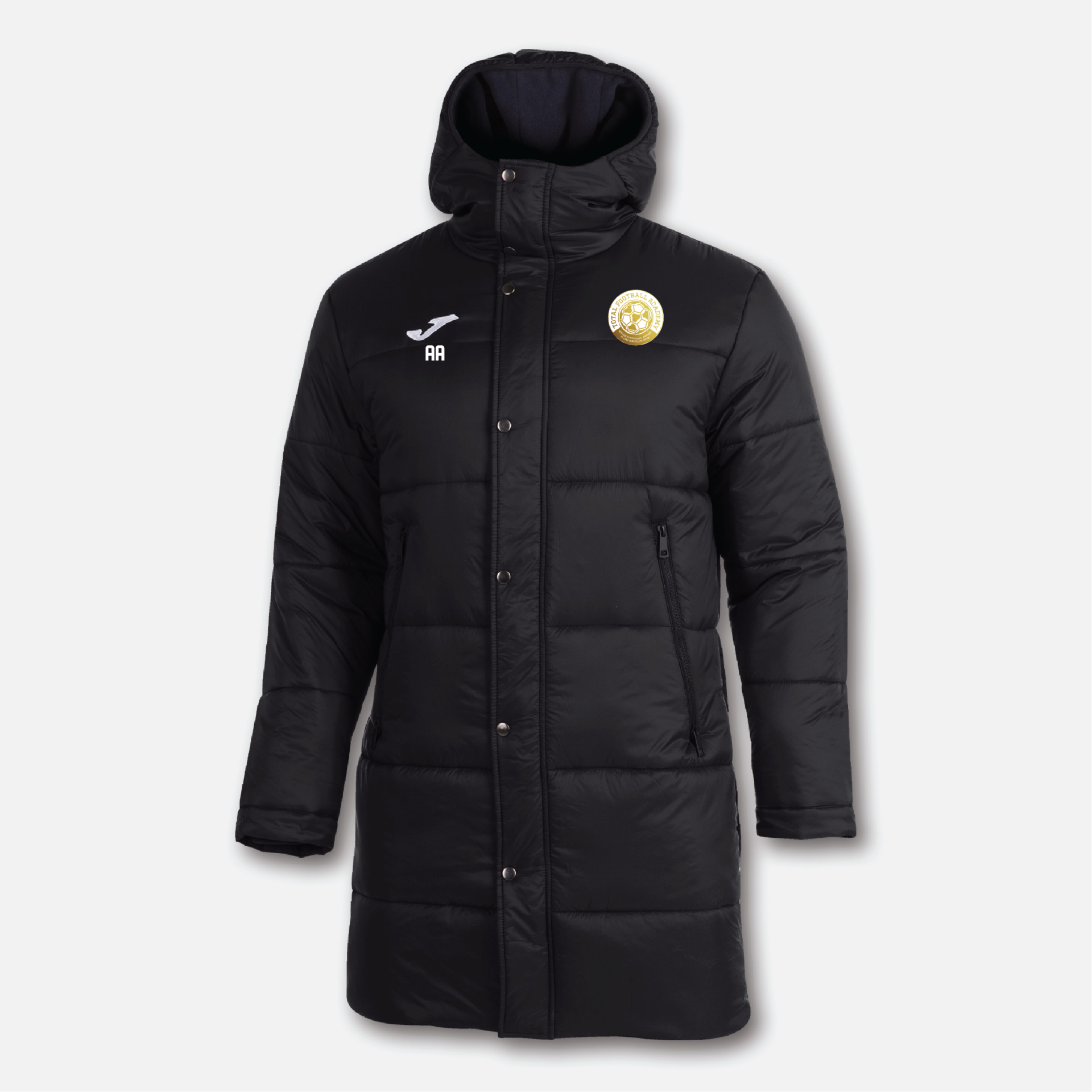 Total Football Academy - Joma Islandia Long Coat - Black