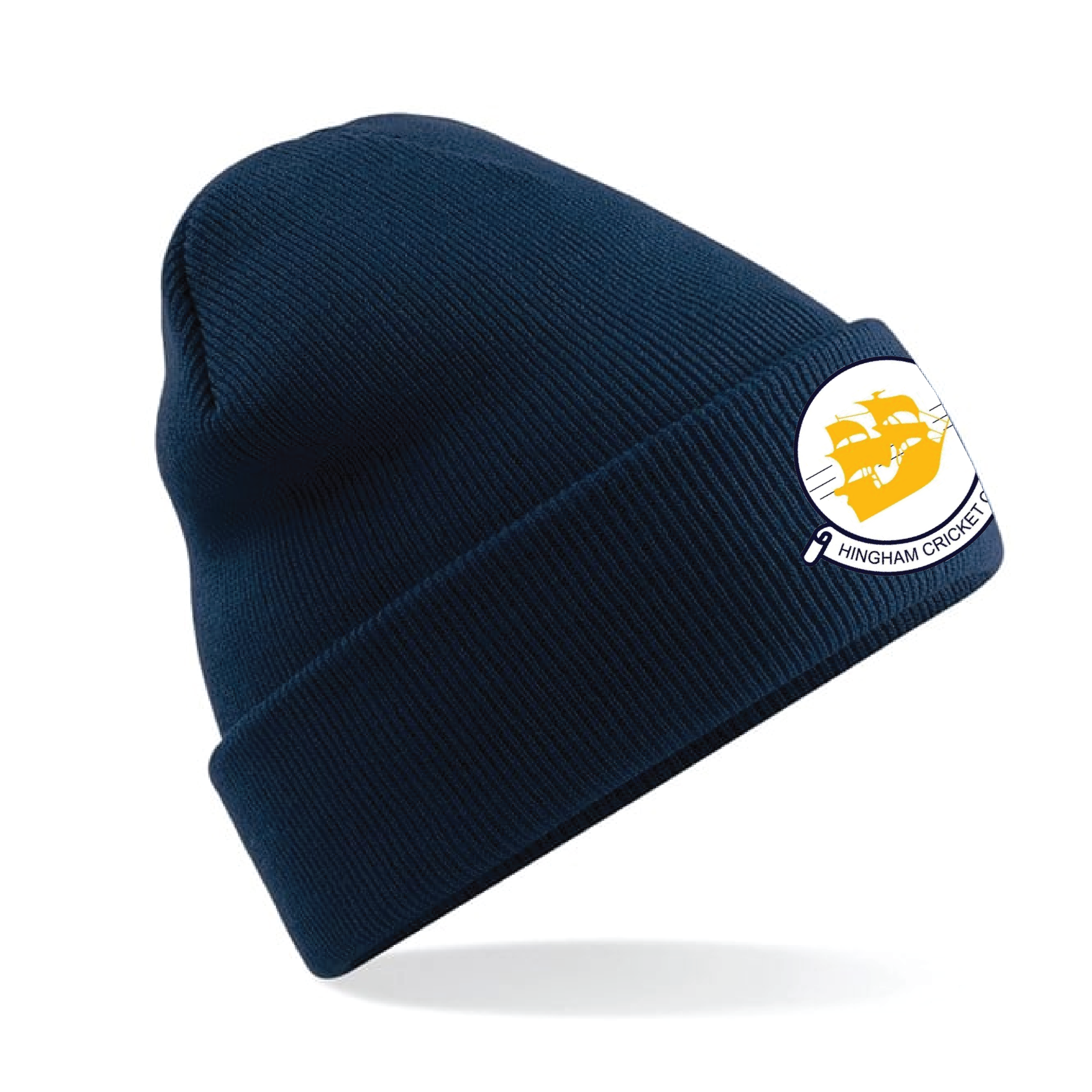 Hingham Cricket Club - Original Cuffed Beanie - Navy