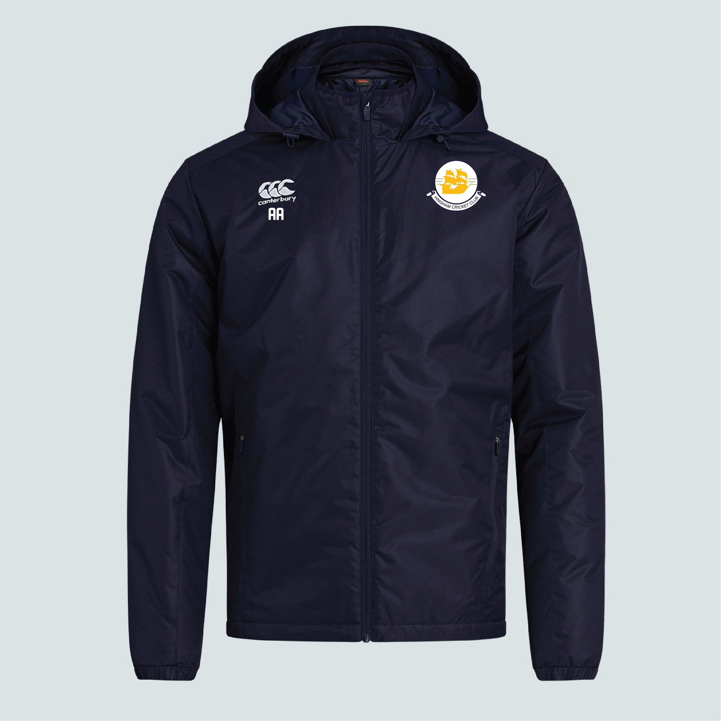 Hingham Cricket Club - Canterbury Club Vaposhield Stadium Jacket - Navy