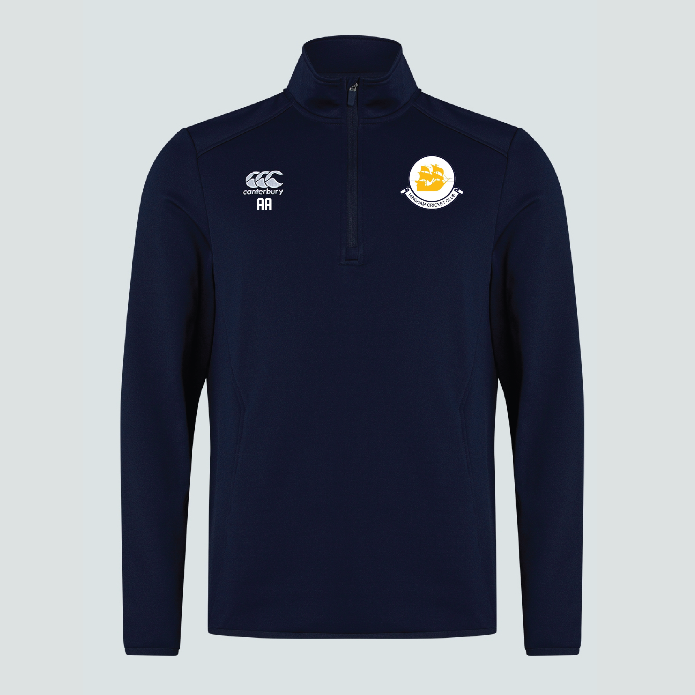 Hingham Cricket Club - Canterbury Club Dry 1/4 Zip Midlayer - Navy