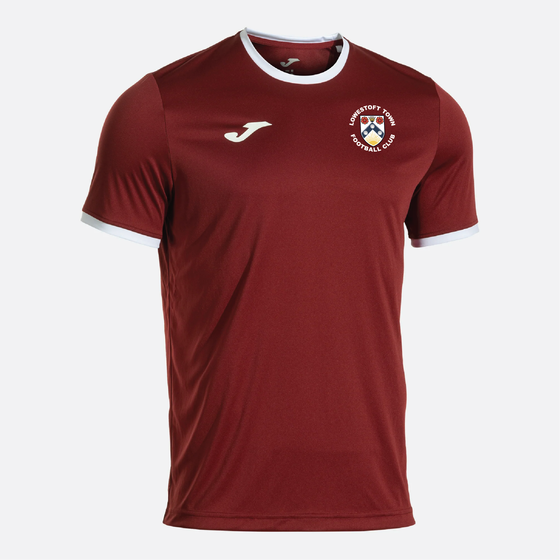 Lowestoft Town FC Coaches - Joma Combi Premium Shirt - Ruby/White