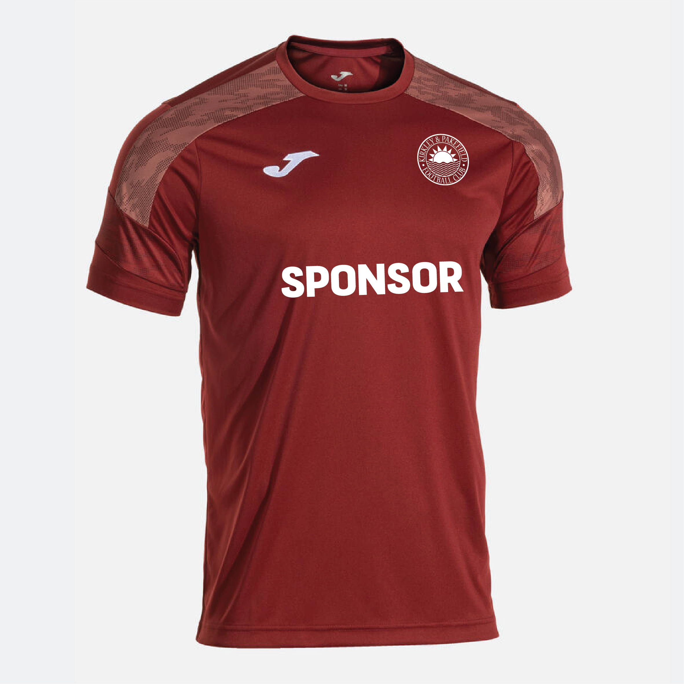 Kirkley & Pakefield FC - Joma Championship VIII Away Shirt - Burgundy