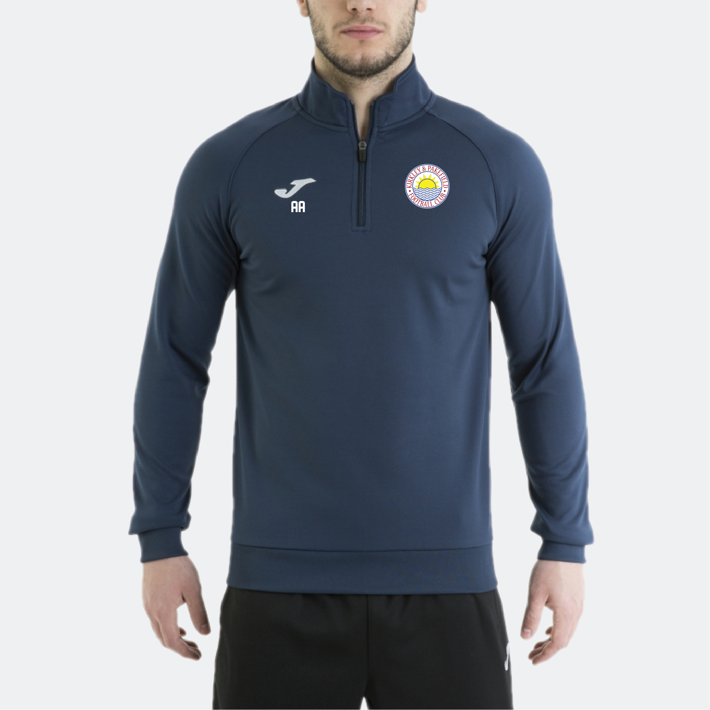 Kirkley & Pakefield FC - Joma Faraon Half Zip Sweatshirt - Navy