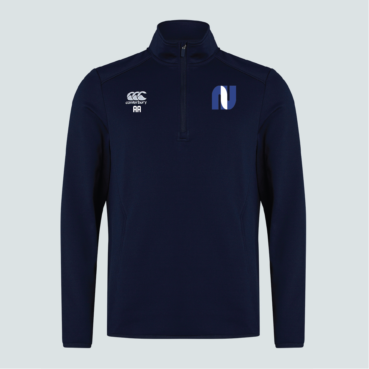 Norfolk United Netball Club - Canterbury Club 1/4 Zip Midlayer - Navy