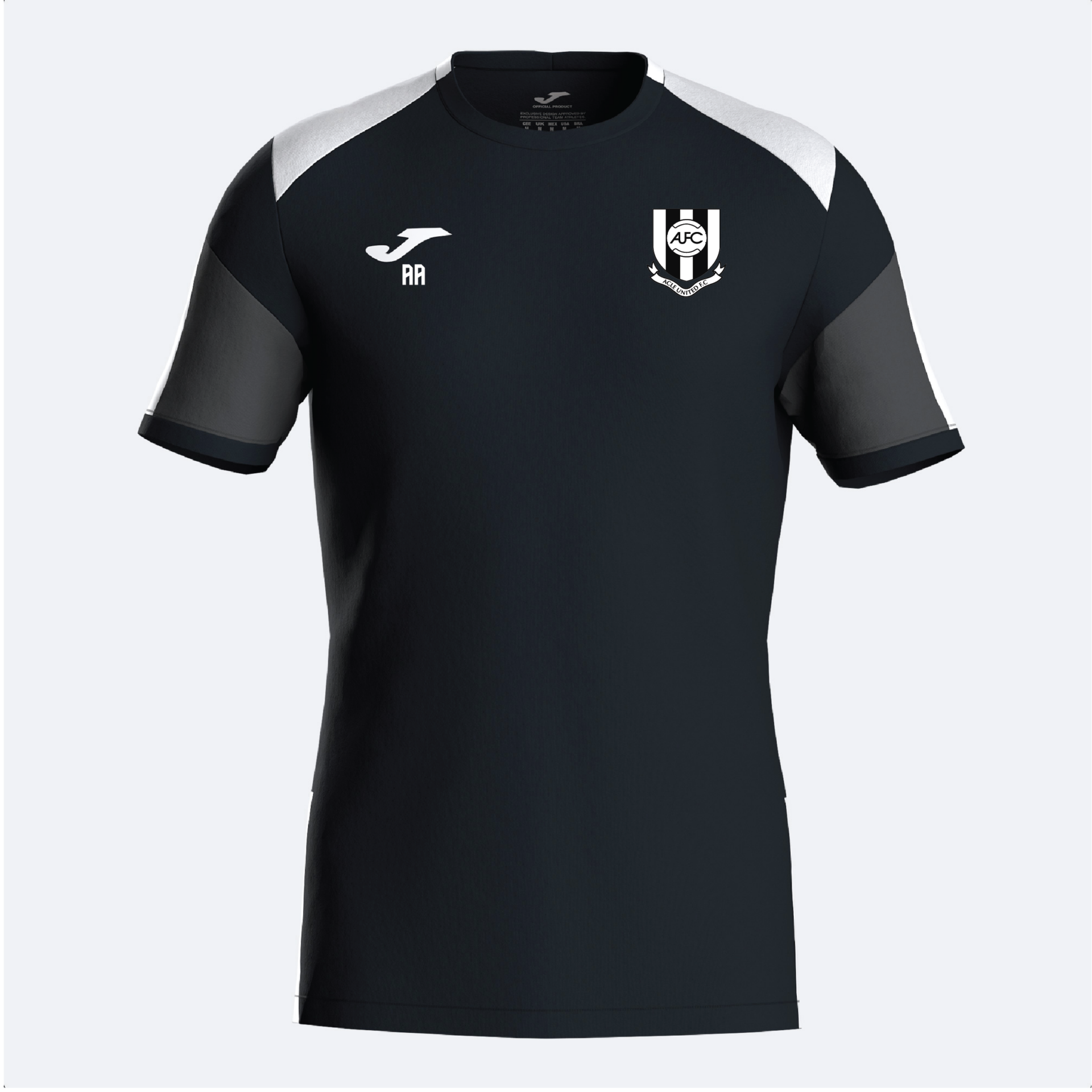 Acle United FC - Joma Danubio IV Adult's Training Shirt - Black White