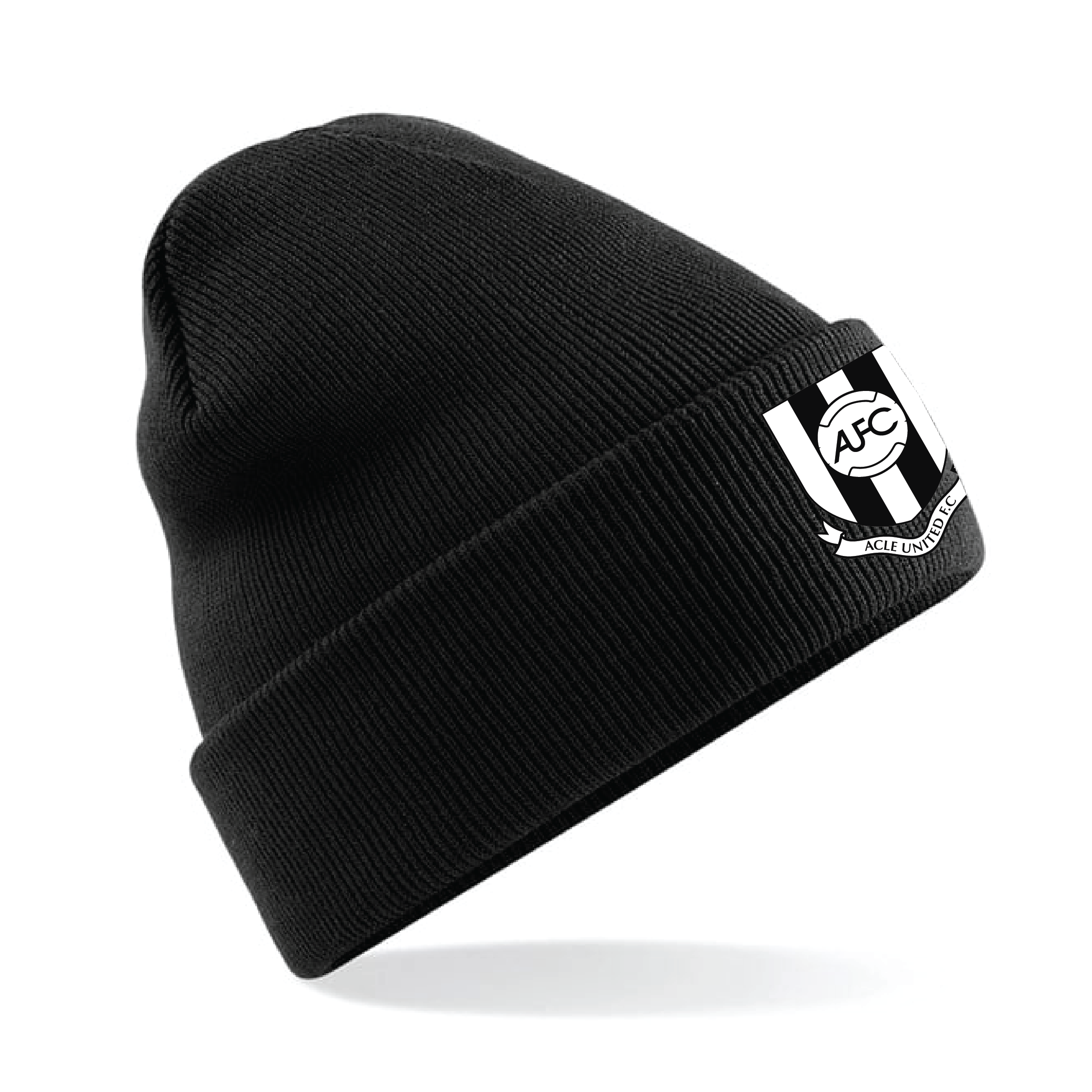 Acle United FC - Original Cuffed Beanie - Black