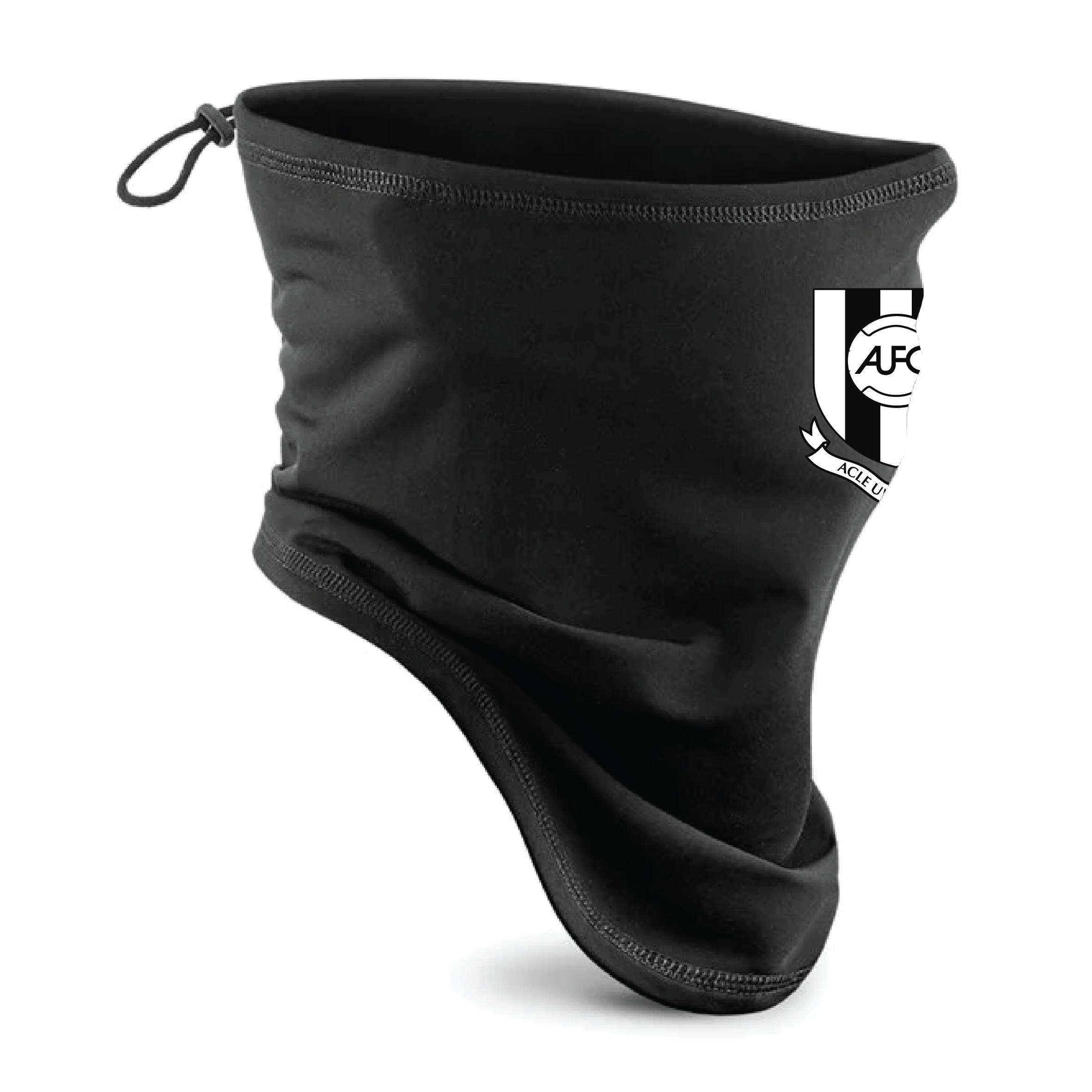 Acle United FC - Softshell Sports Tech Neck Warmer - Black