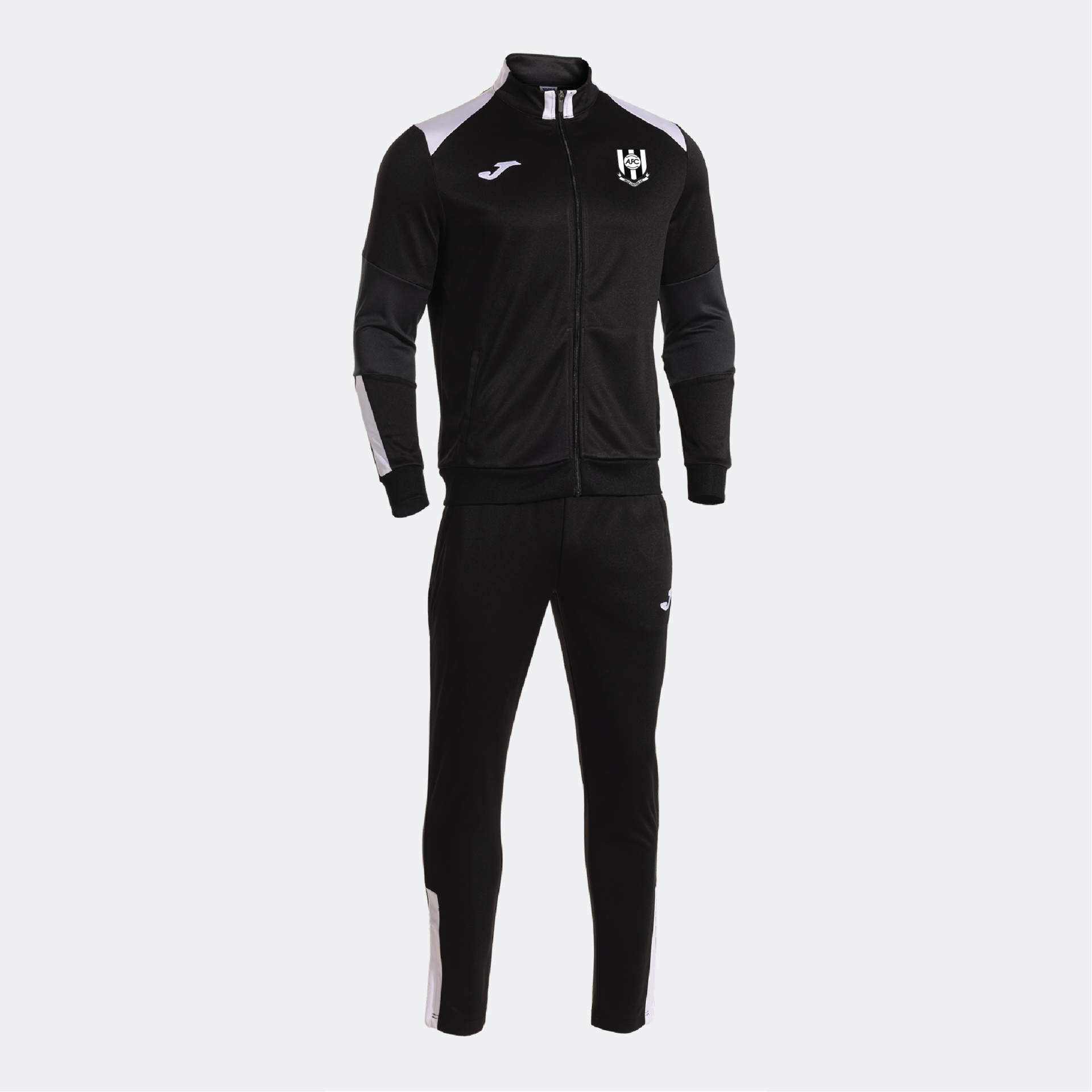 Acle United FC - Joma Danubio IV Youth Training Tracksuit Set - Black White
