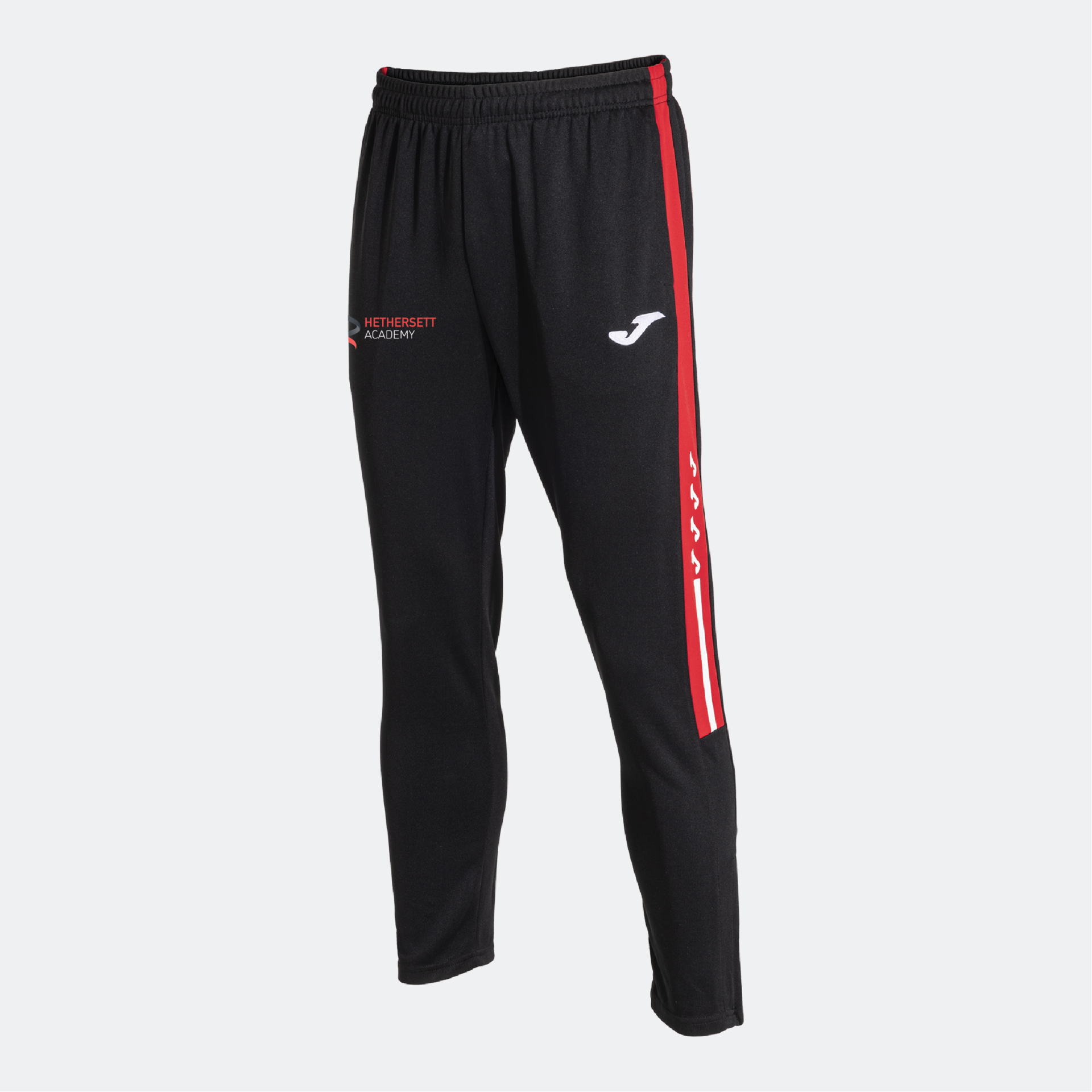 Hethersett Academy PE Staff - Joma Olimpiada Long Pants - Black Red