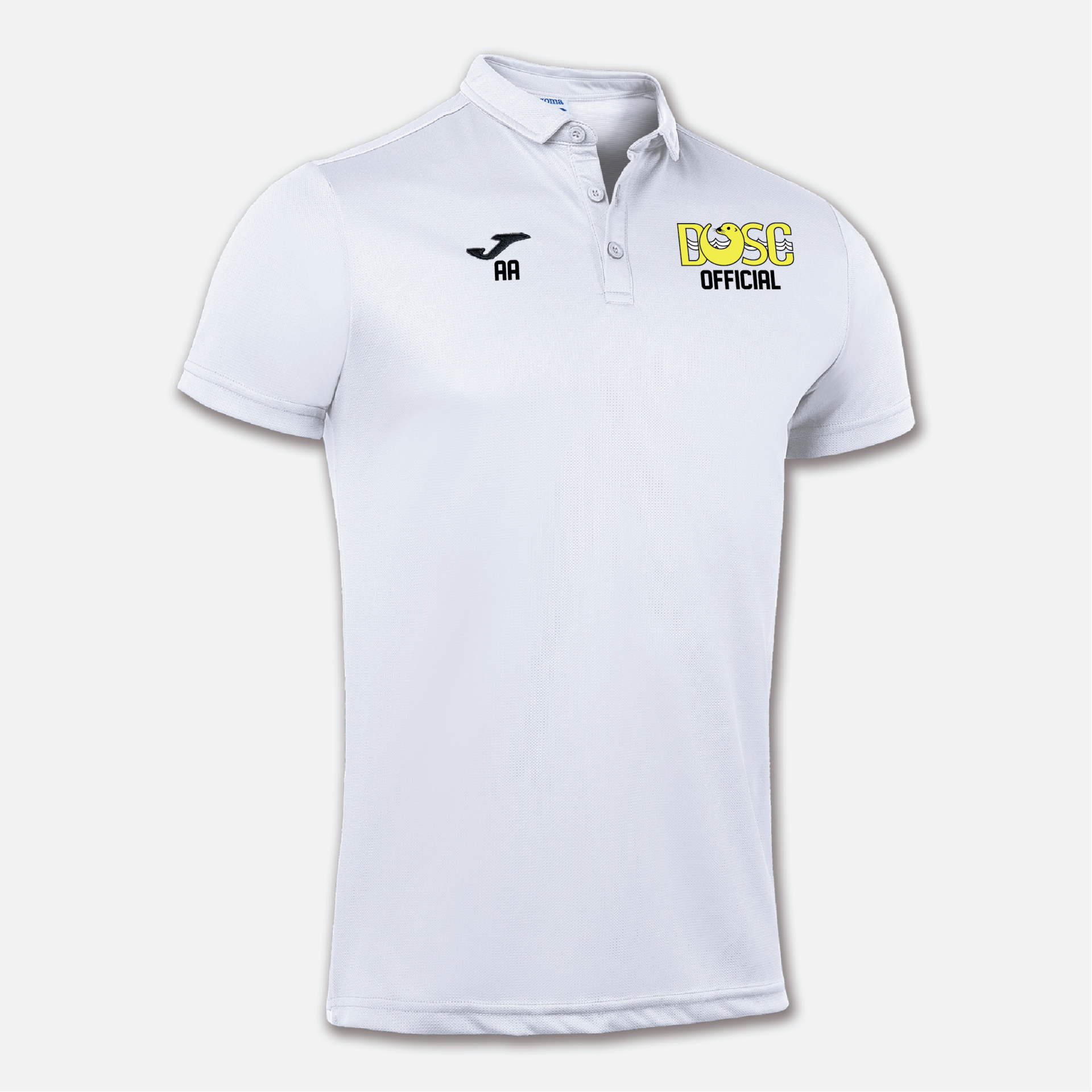 Diss Otters Swimming Club - Joma Hobby Officials Polo Shirt (White)