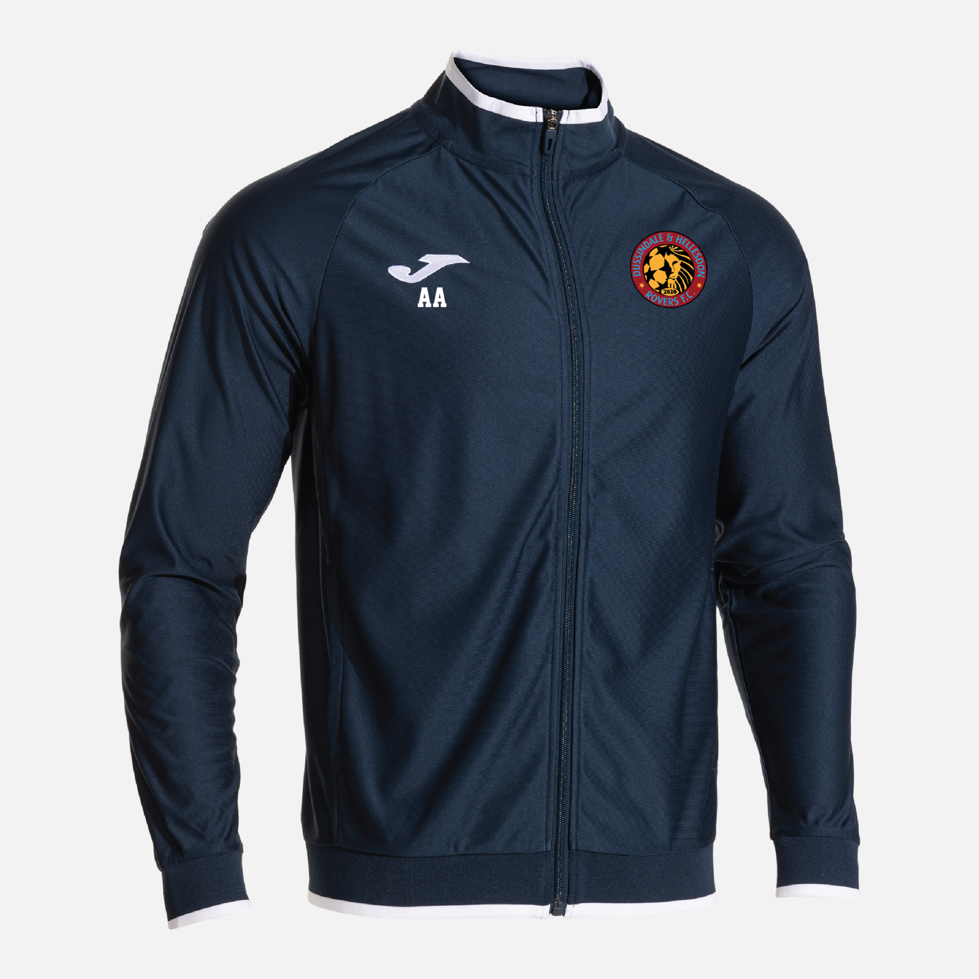 Dussindale & Hellesdon Rovers FC - Joma Combi Premium Full Zip Jacket - Navy/White