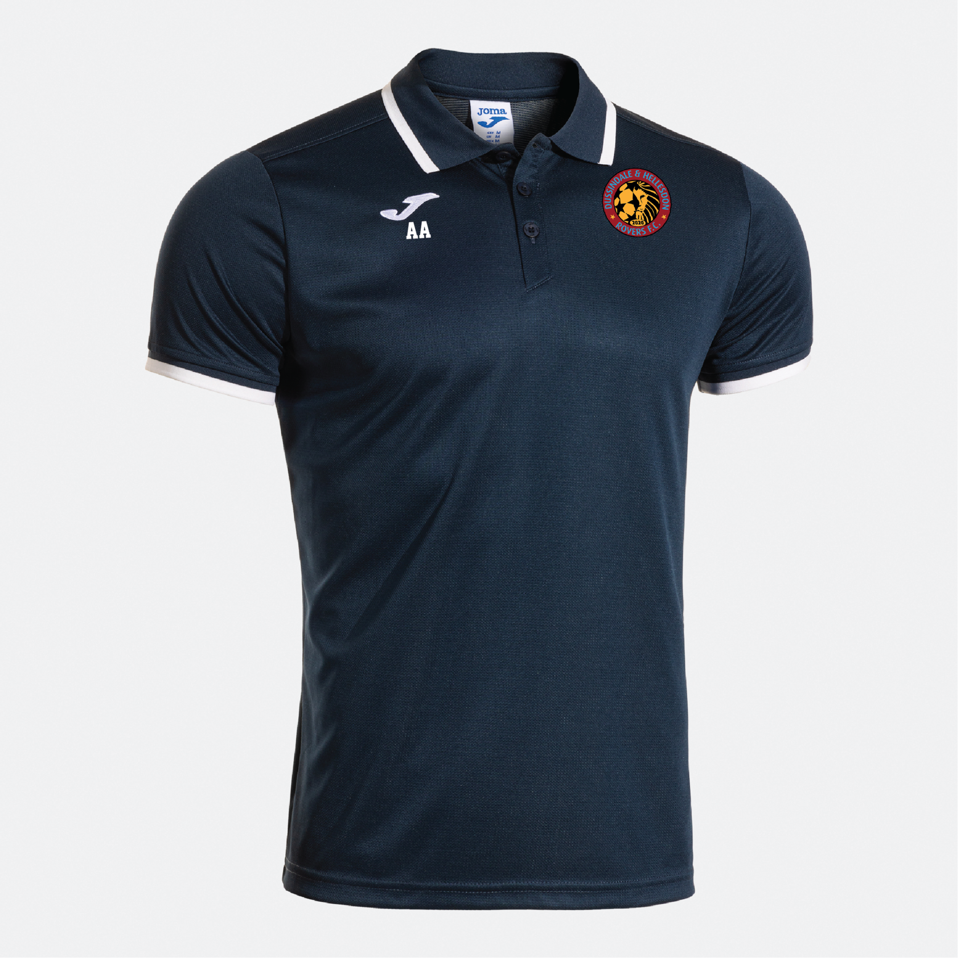 Dussindale & Hellesdon Rovers FC - Joma Combi Premium Polo Shirt - Navy/White