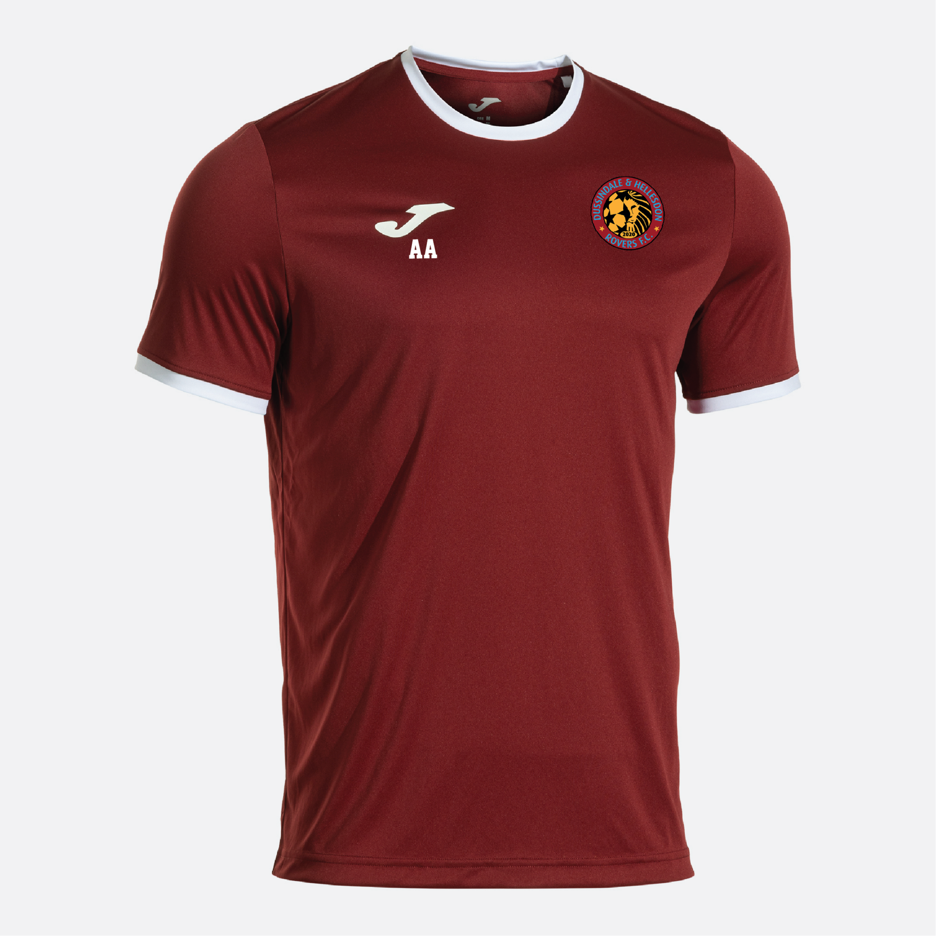 Dussindale & Hellesdon Rovers FC - Joma Players Combi Premium T-Shirt - Maroon/White