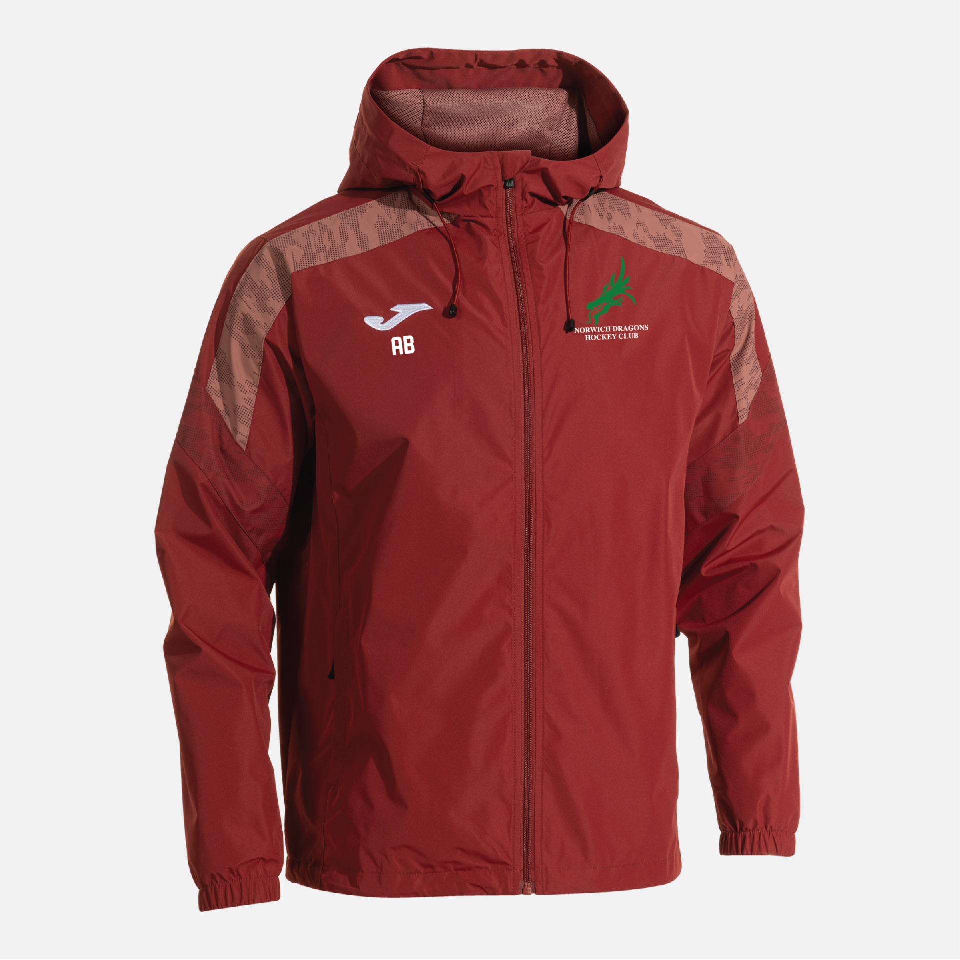 Norwich Dragons Hockey Club - Joma Championship VIII Rain Jacket (COACH) - Burgundy