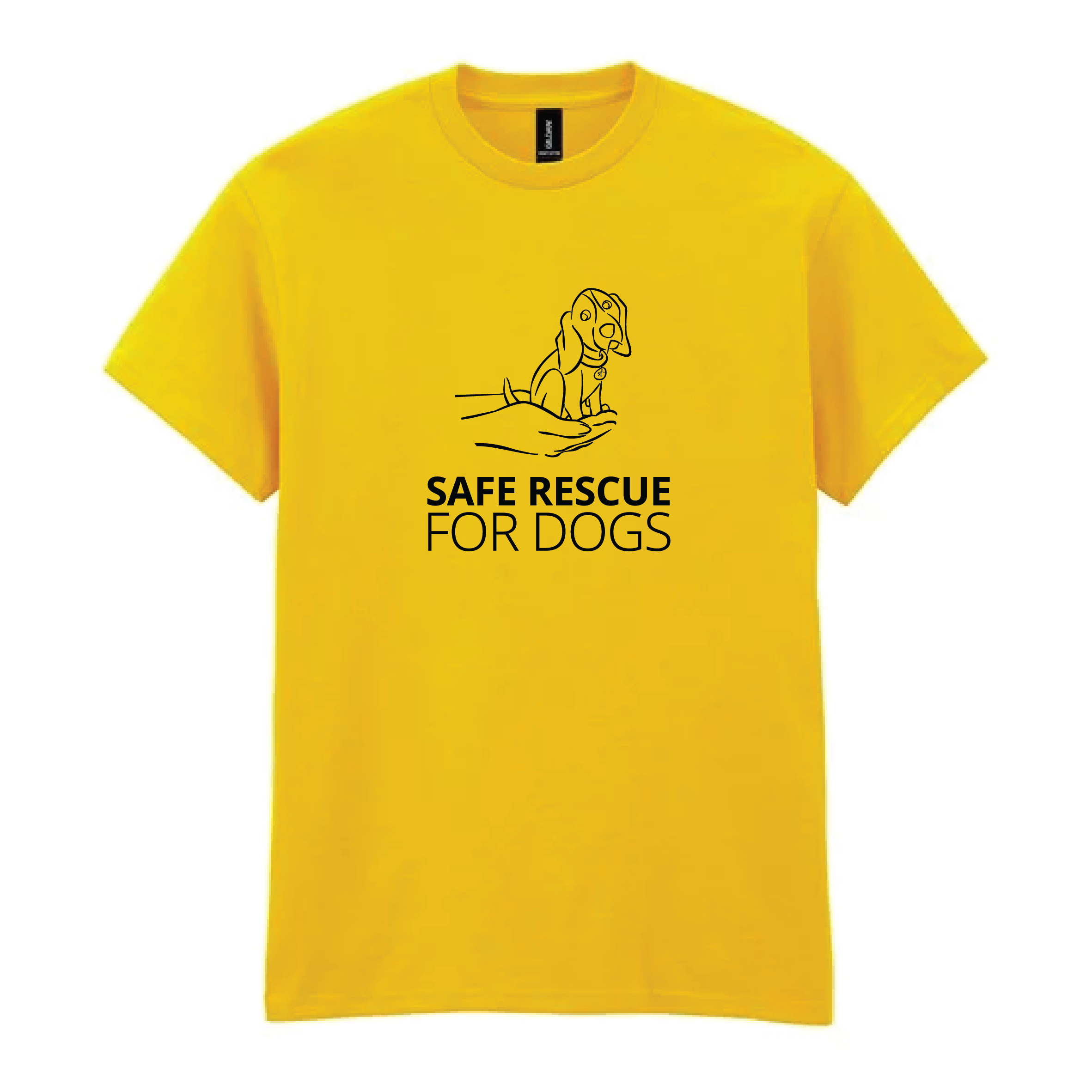 Safe Rescue For Dogs - Heavy Cotton T-Shirt - Daisy