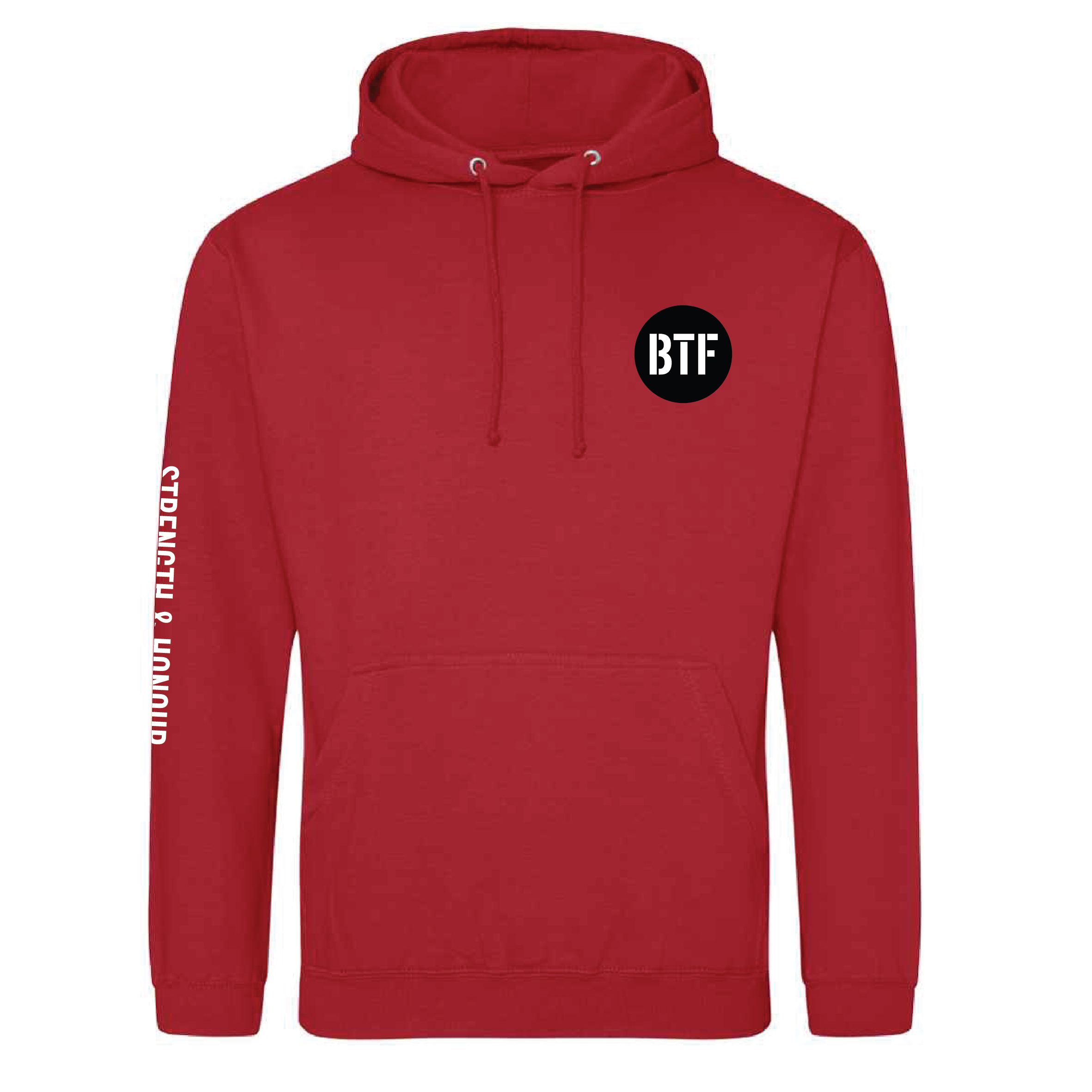 Body Transform Fitness - Limited Edition College Hoodie - Fire Red