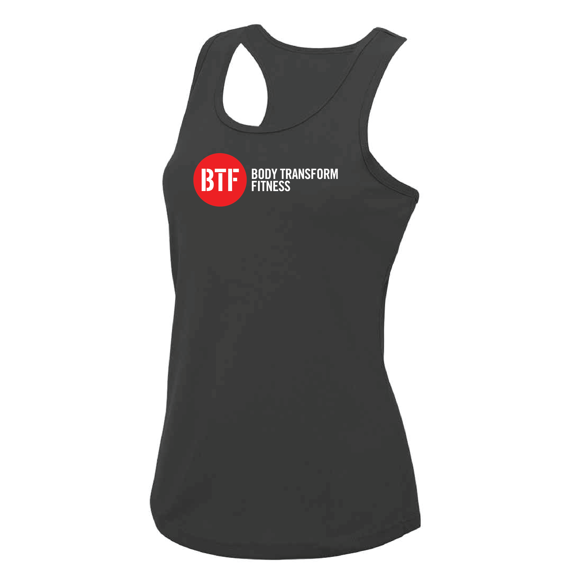 Body Transform Fitness - Women's Cool Vest - Charcoal