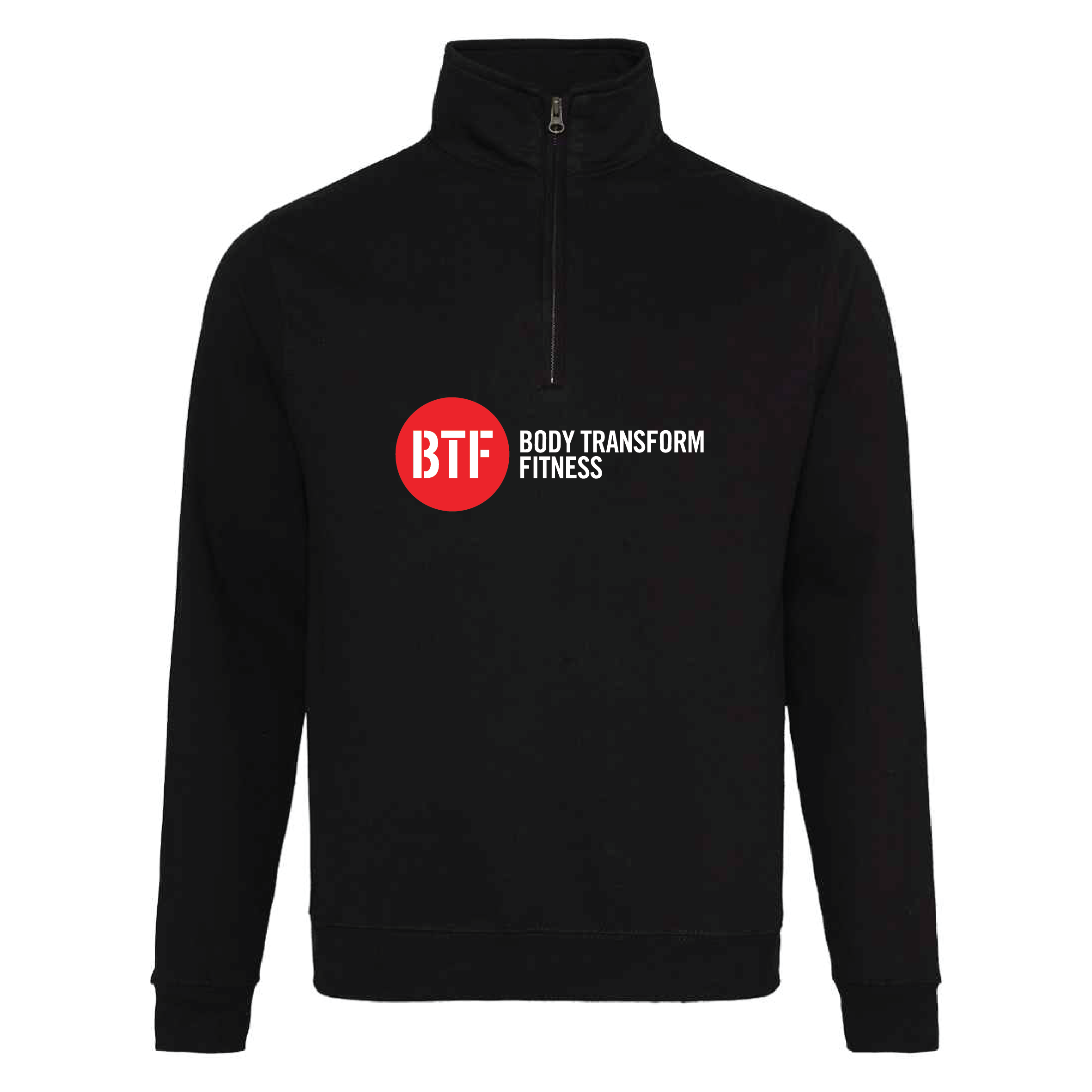 Body Transform Fitness - Sophomore 1/4 Zip Sweatshirt - Jet Black