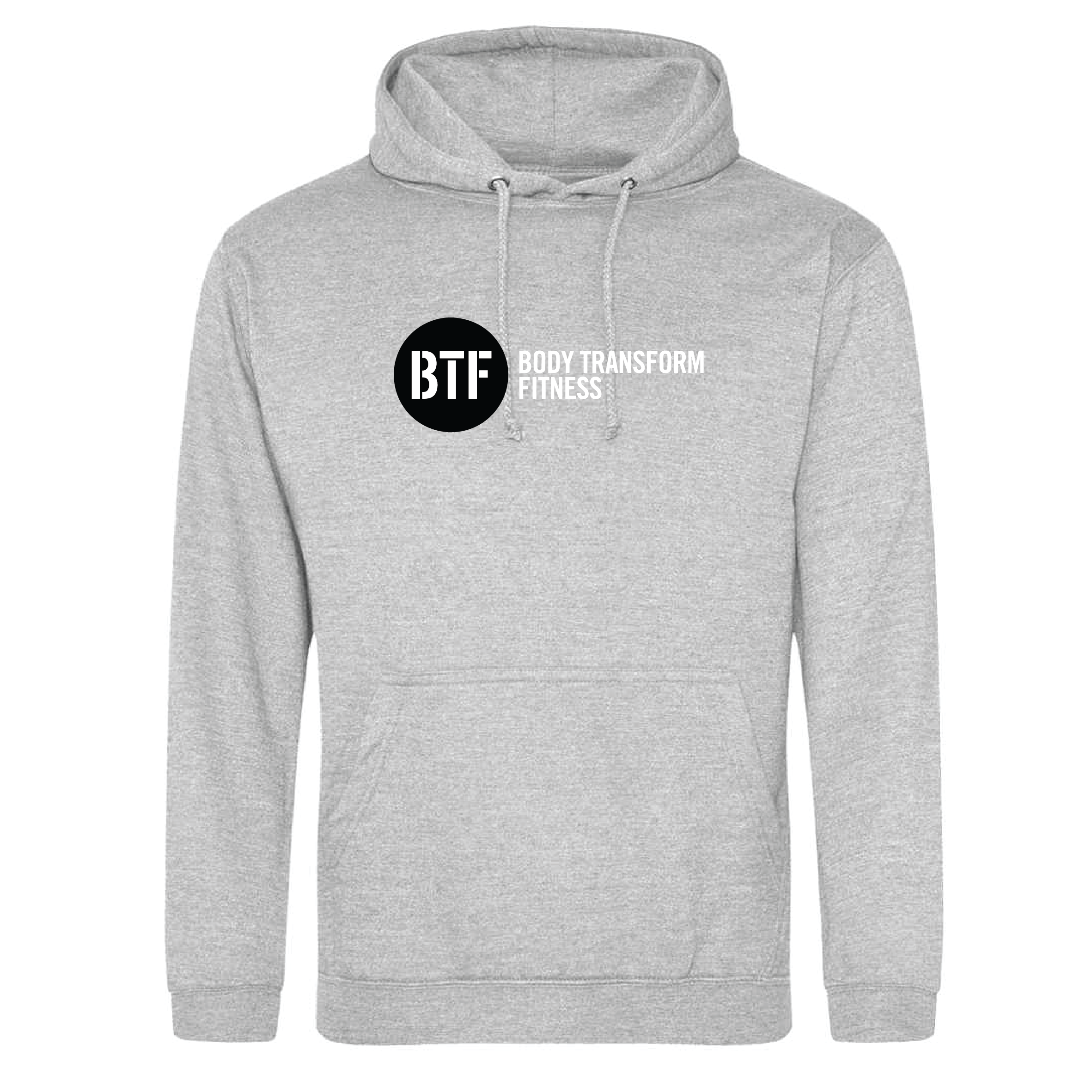 Body Transform Fitness - College Hoodie - Heather Grey