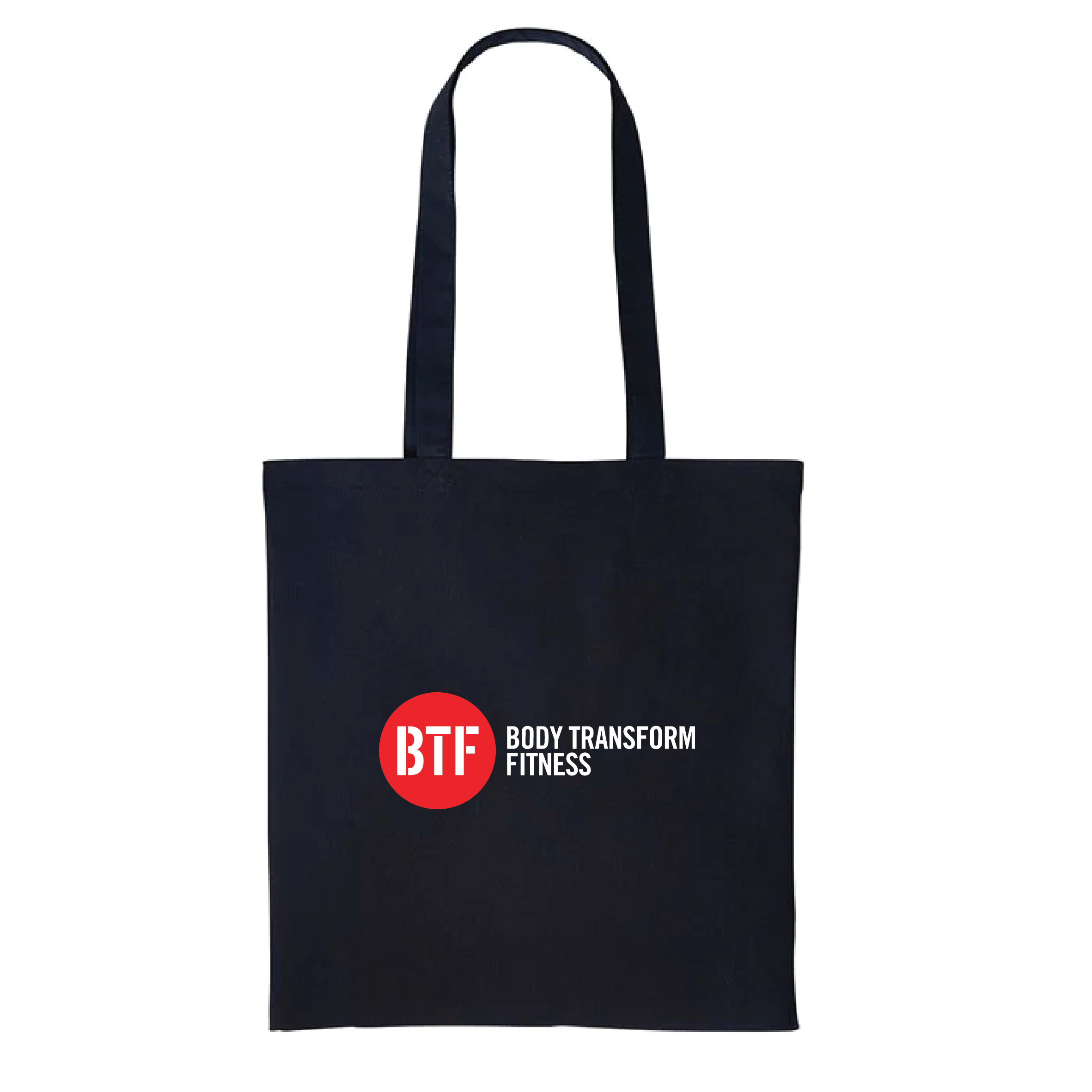 Body Transform Fitness - Cotton Shopper Long Handle - Black