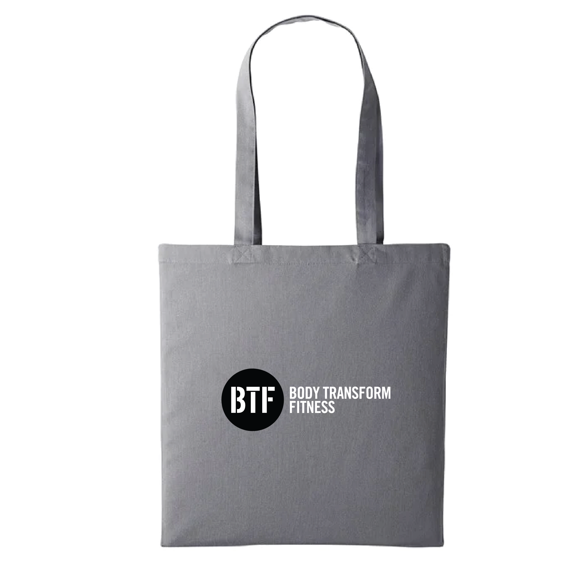 Body Transform Fitness - Cotton Shopper Long Handle - Slate Mid Grey