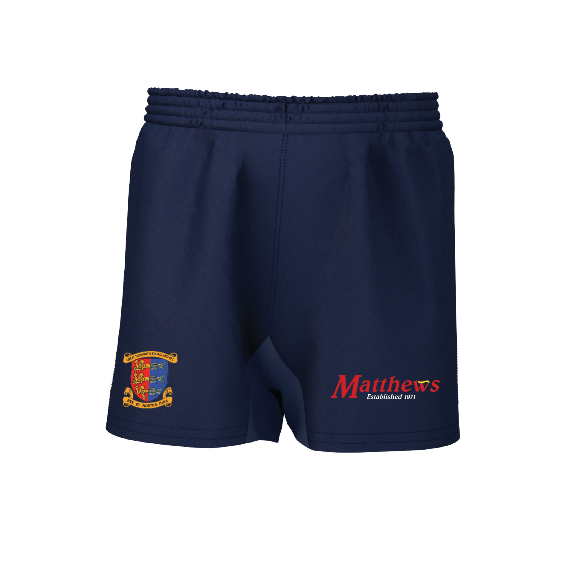 Great-Yarmouth Broadland RFC -  Pro Rugby Short - Navy