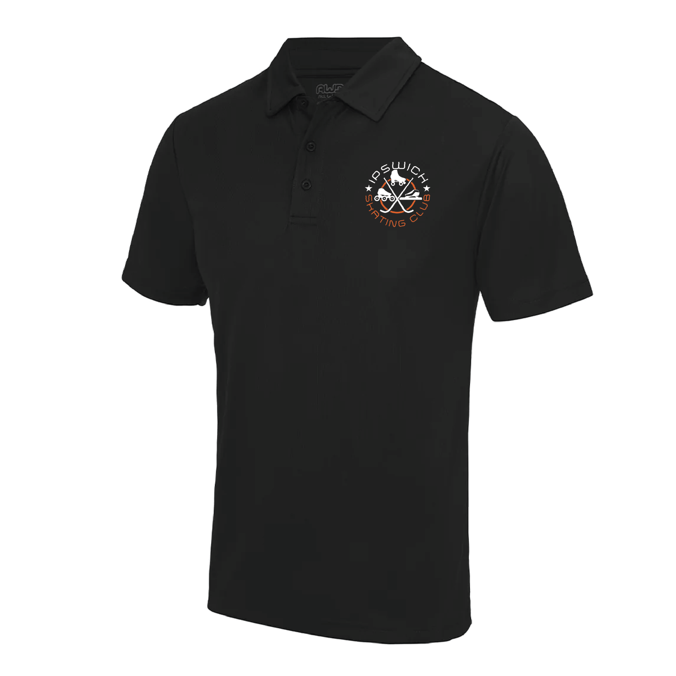 Ipswich Skating Club - Coaches Cool Polo - Jet Black