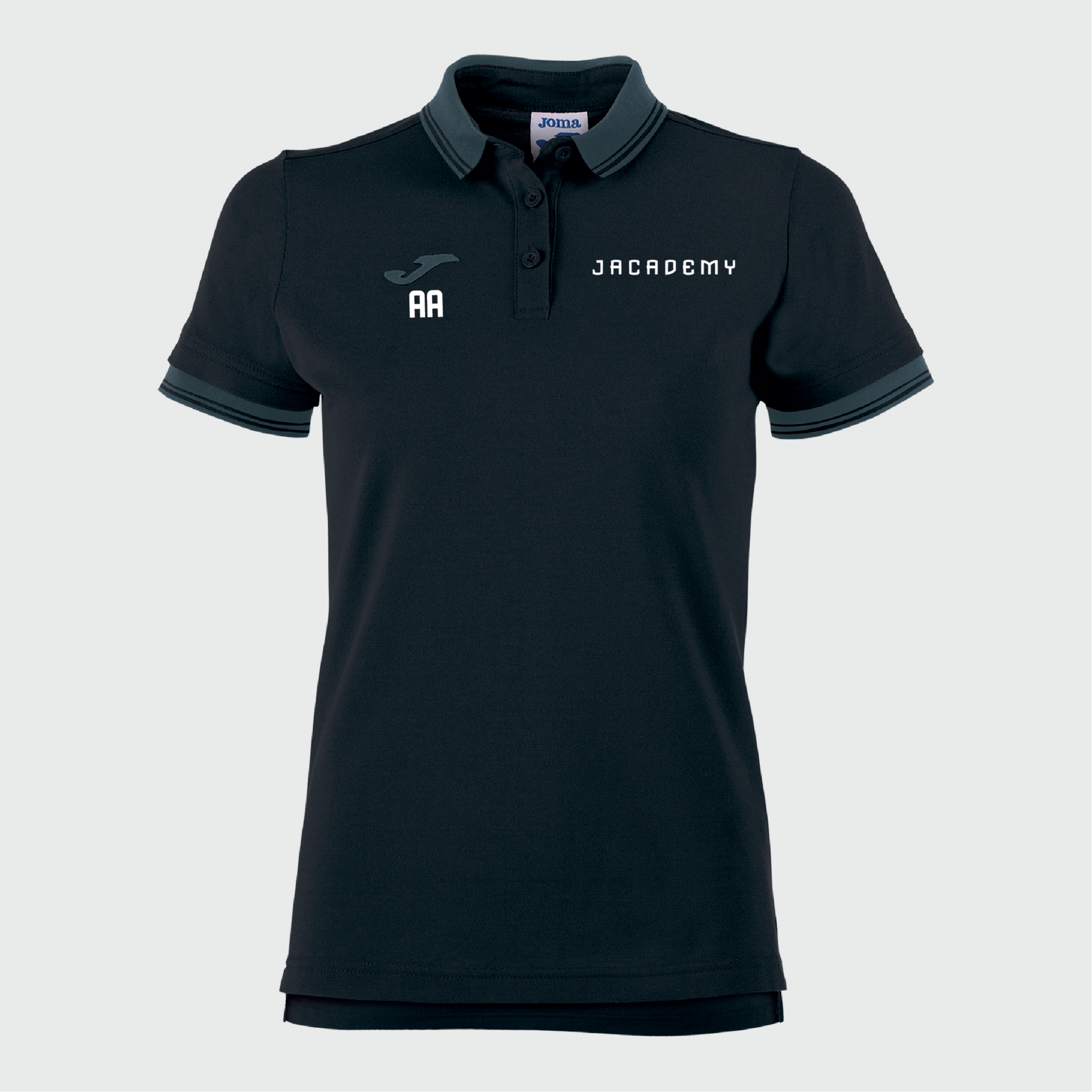 JACADEMY - Joma Ladies Fit Bali II Polo Shirt - Black