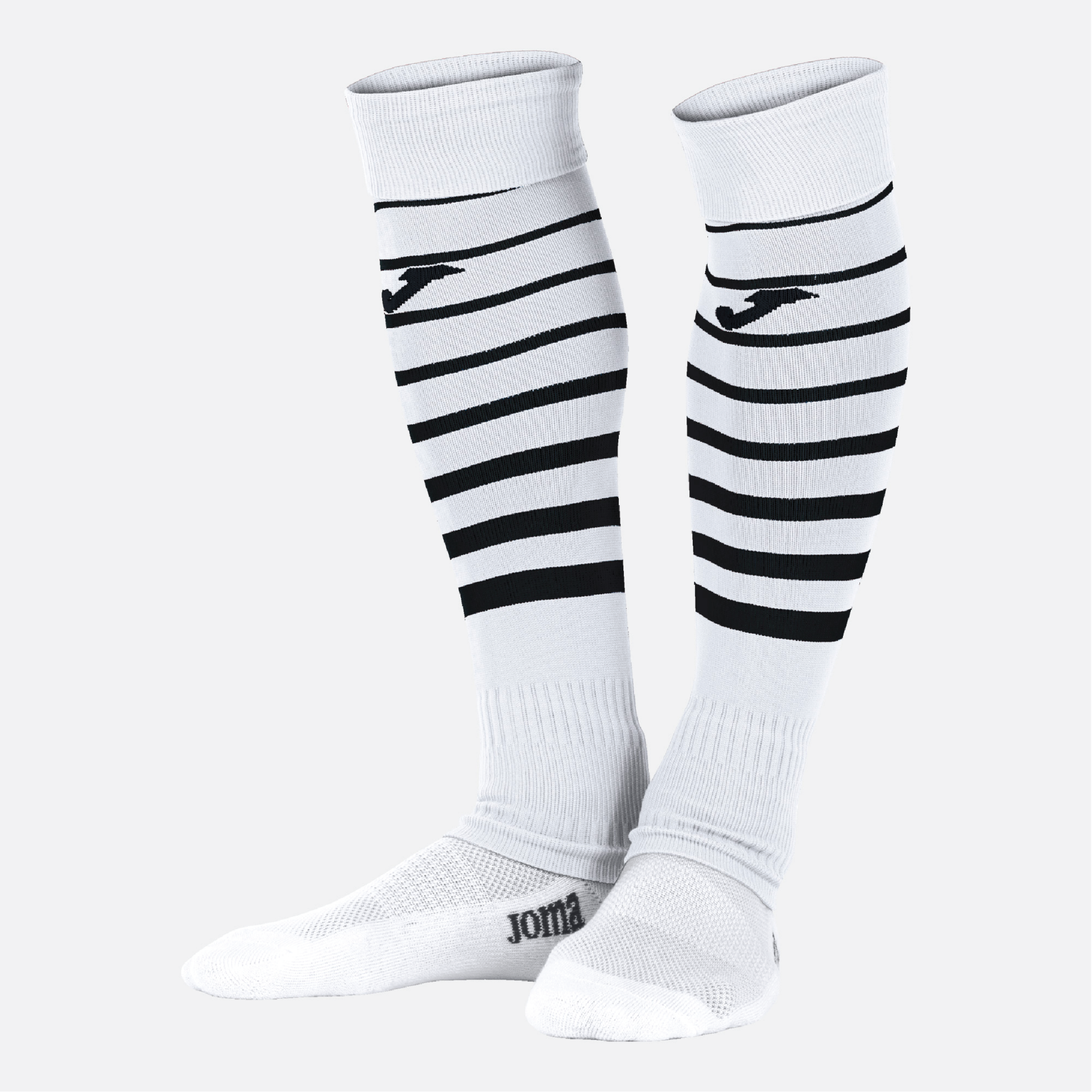 JACADEMY - Joma Premier II Footless Socks - White Black