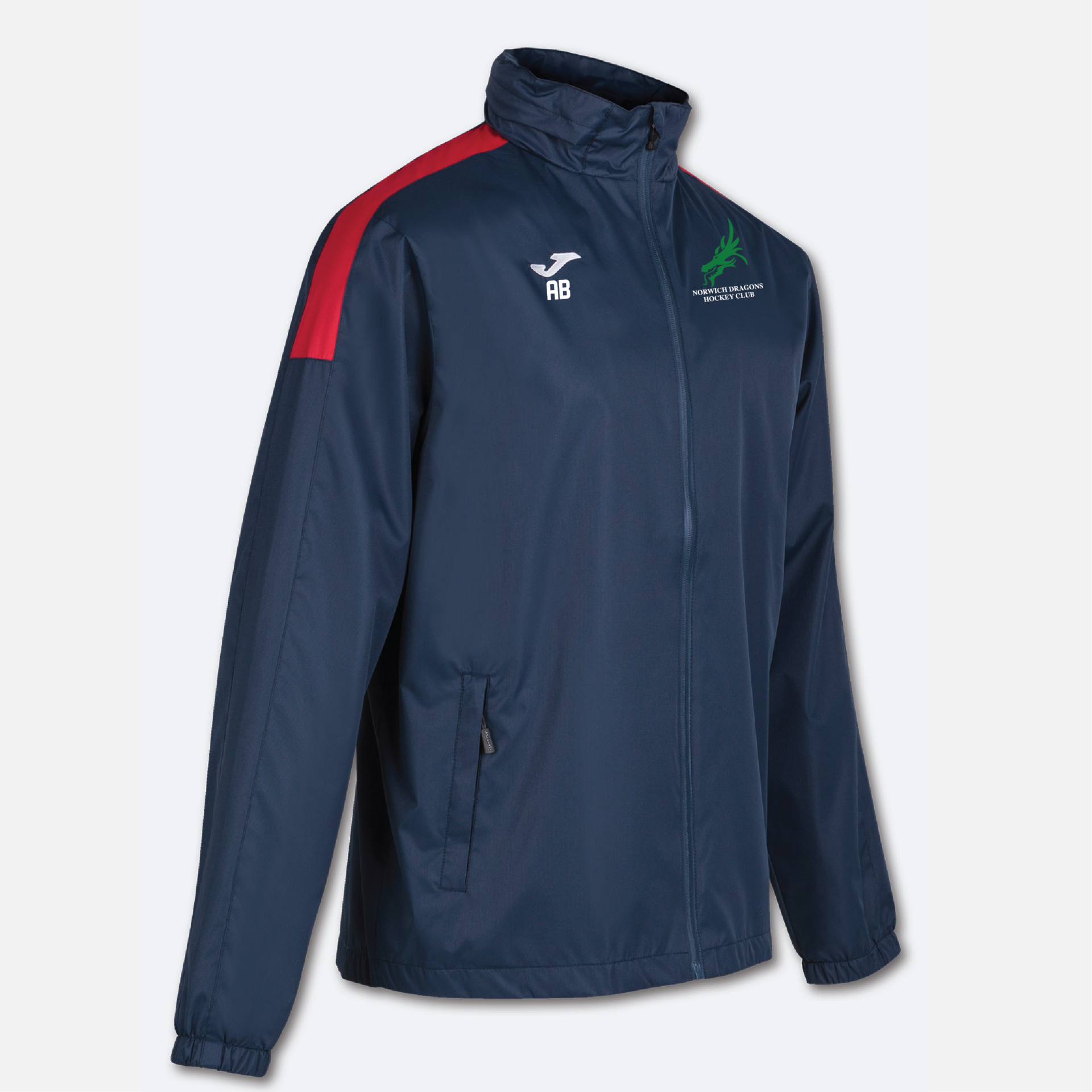 Norwich Dragons Hockey Club - Joma Trivor Rain Jacket - Navy