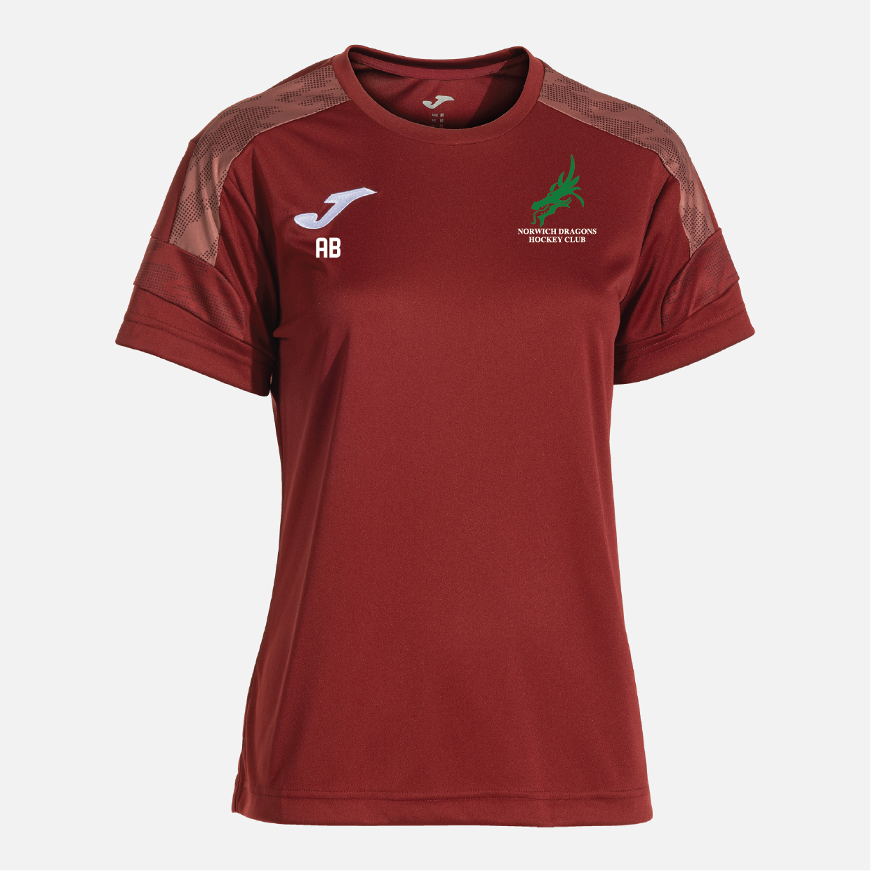 Norwich Dragons Hockey Club - Joma Championship VIII (COACH) Shirt (Ladies Fit) - Burgundy