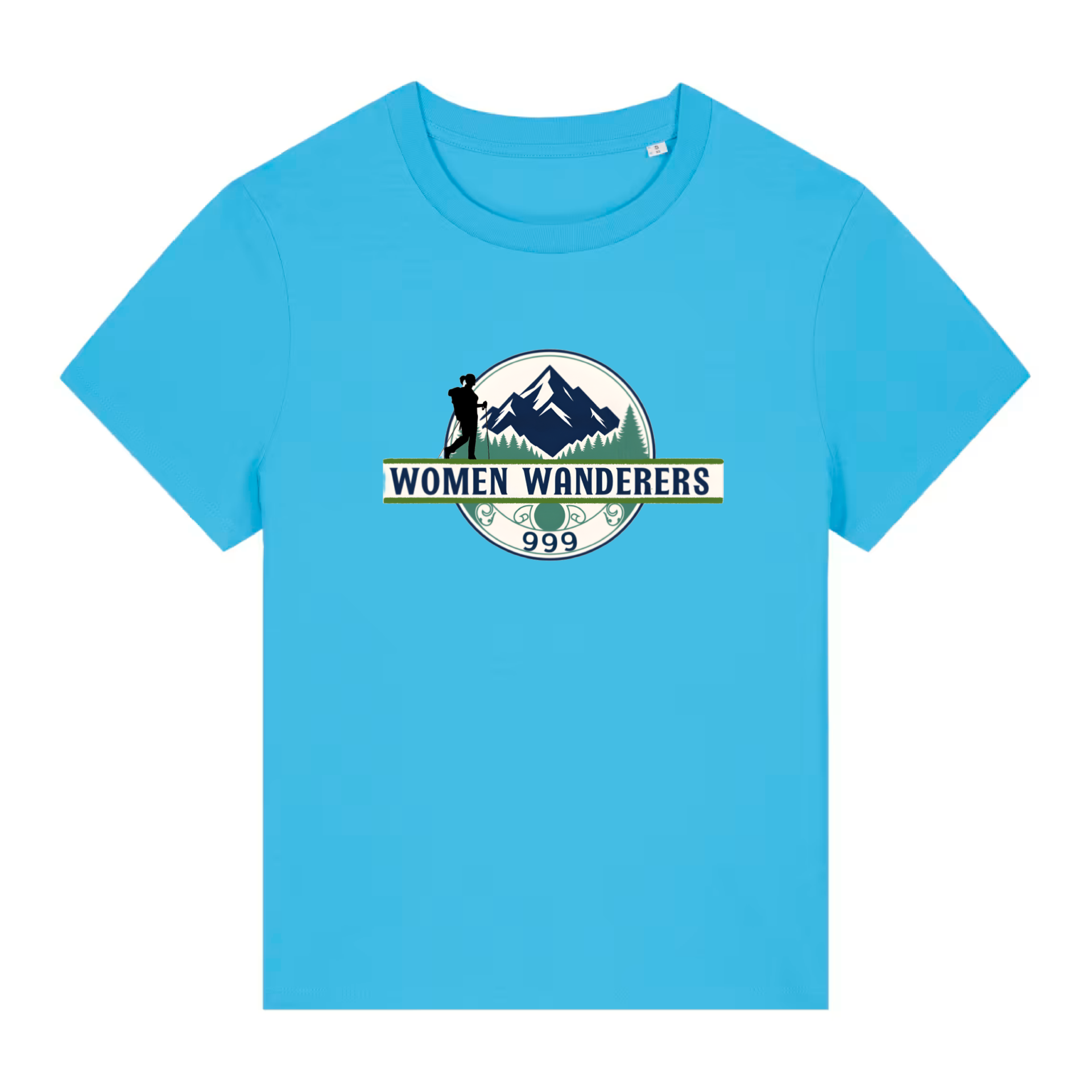 Women Wanderers 999 - Women's Stella Muser Iconic T-Shirt - Aqua Blue