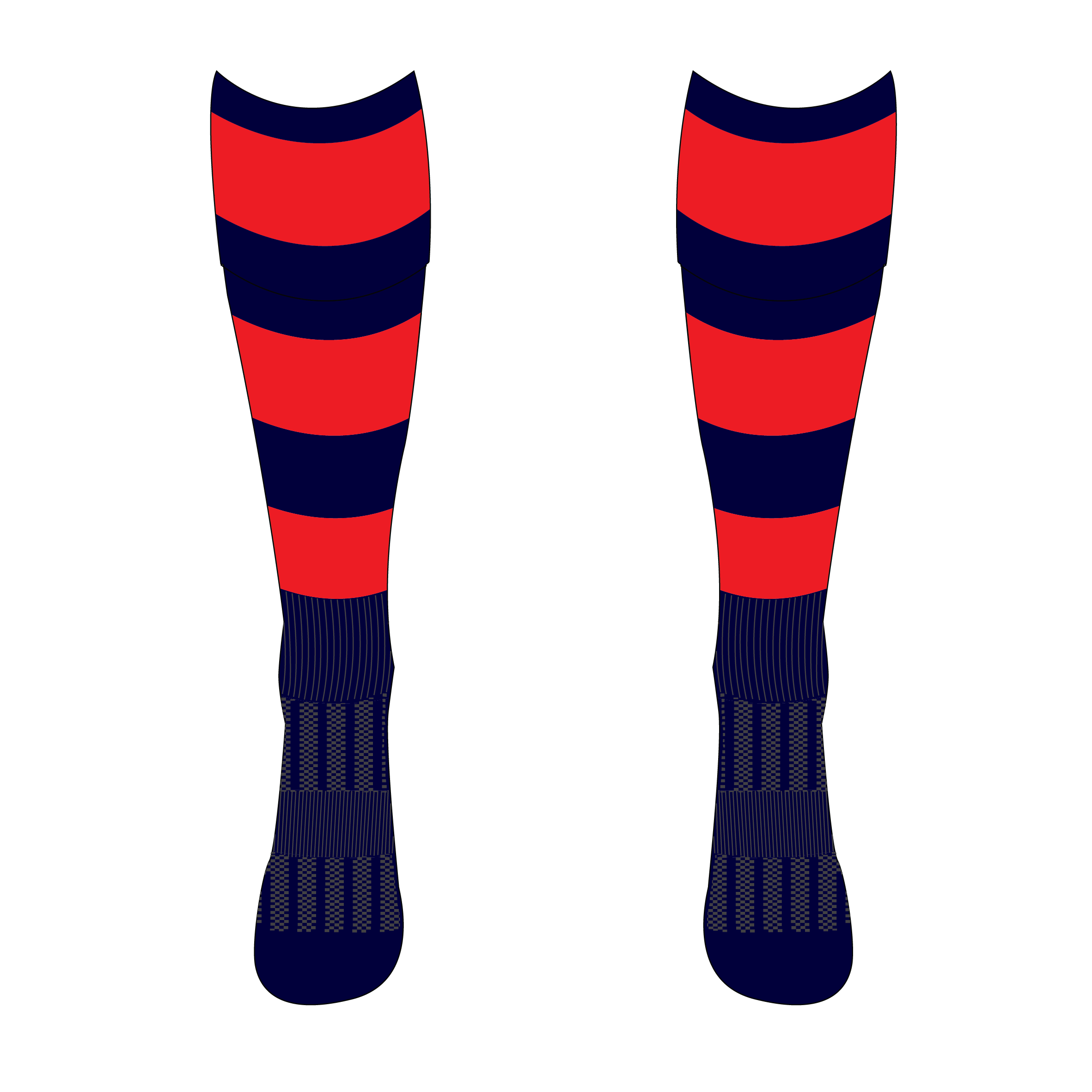 Great Yarmouth-Broadland RFC - Playing Socks - Navy Red