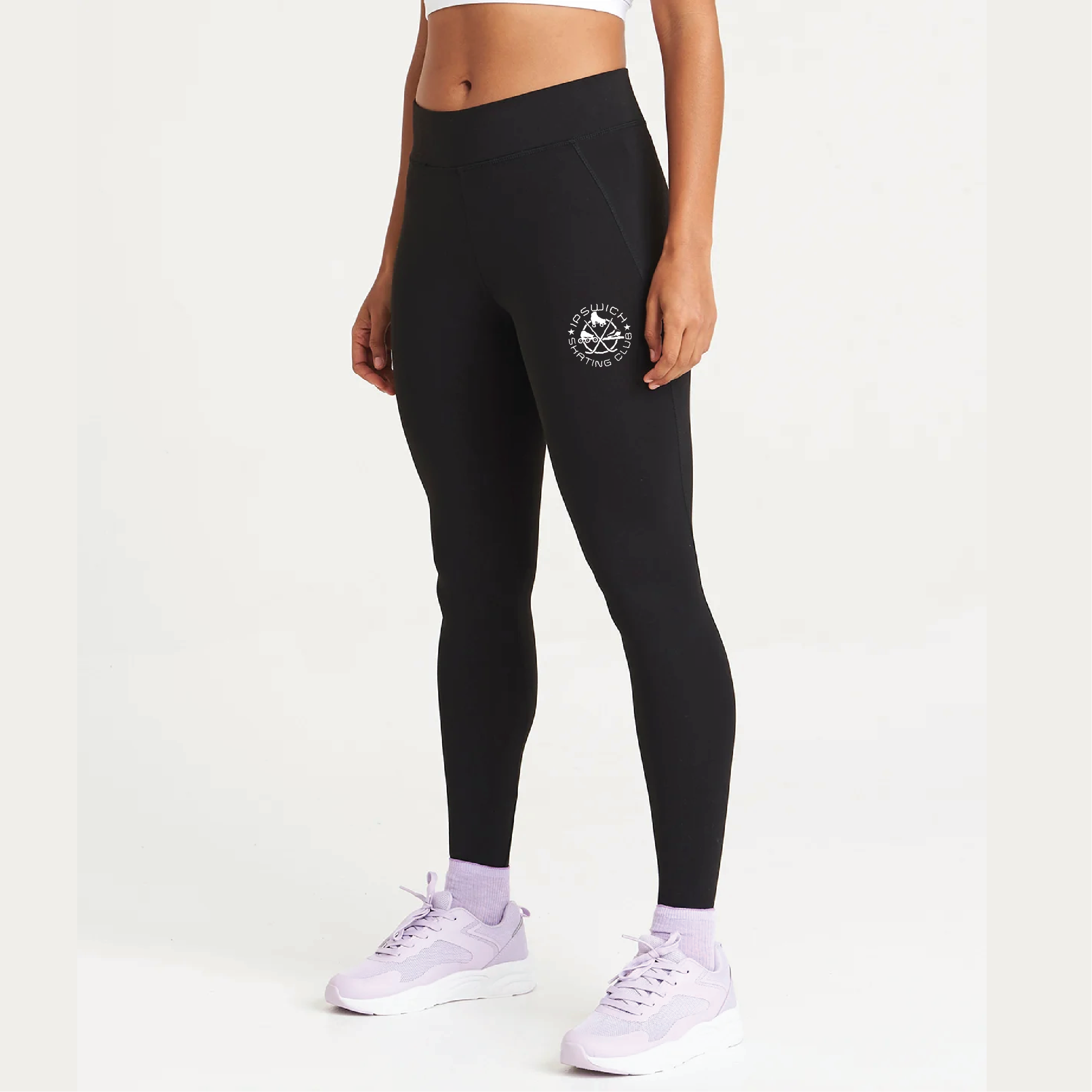 Ipswich Skating Club - Skaters Women's Cool Athletic Pants - Jet Black