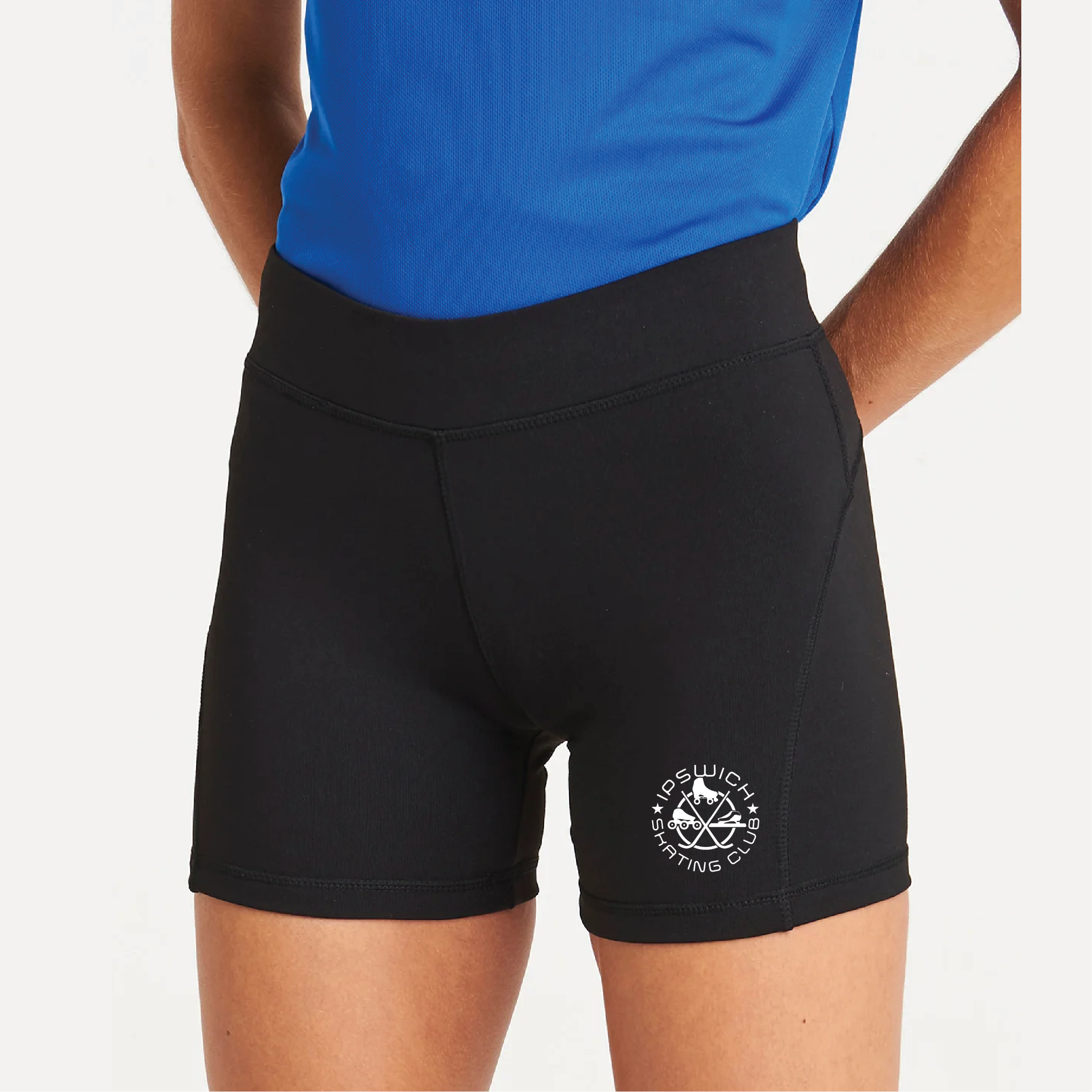 Ipswich Skating Club - Skaters Women's Cool Training Shorts - Jet Black