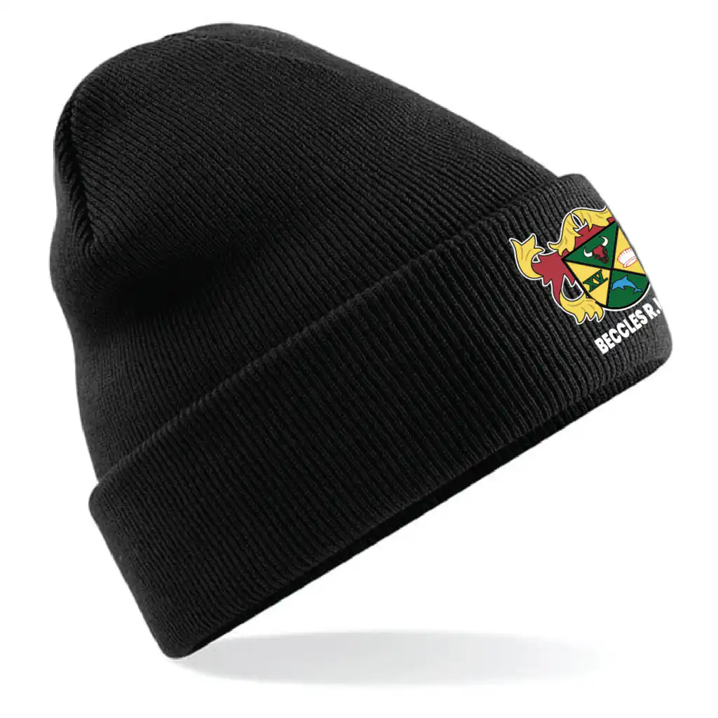 Beccles RUFC Cuffed Beanie (Black)