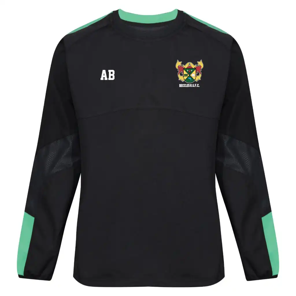 Beccles RUFC EDGE Contact Top (Black/Emerald)