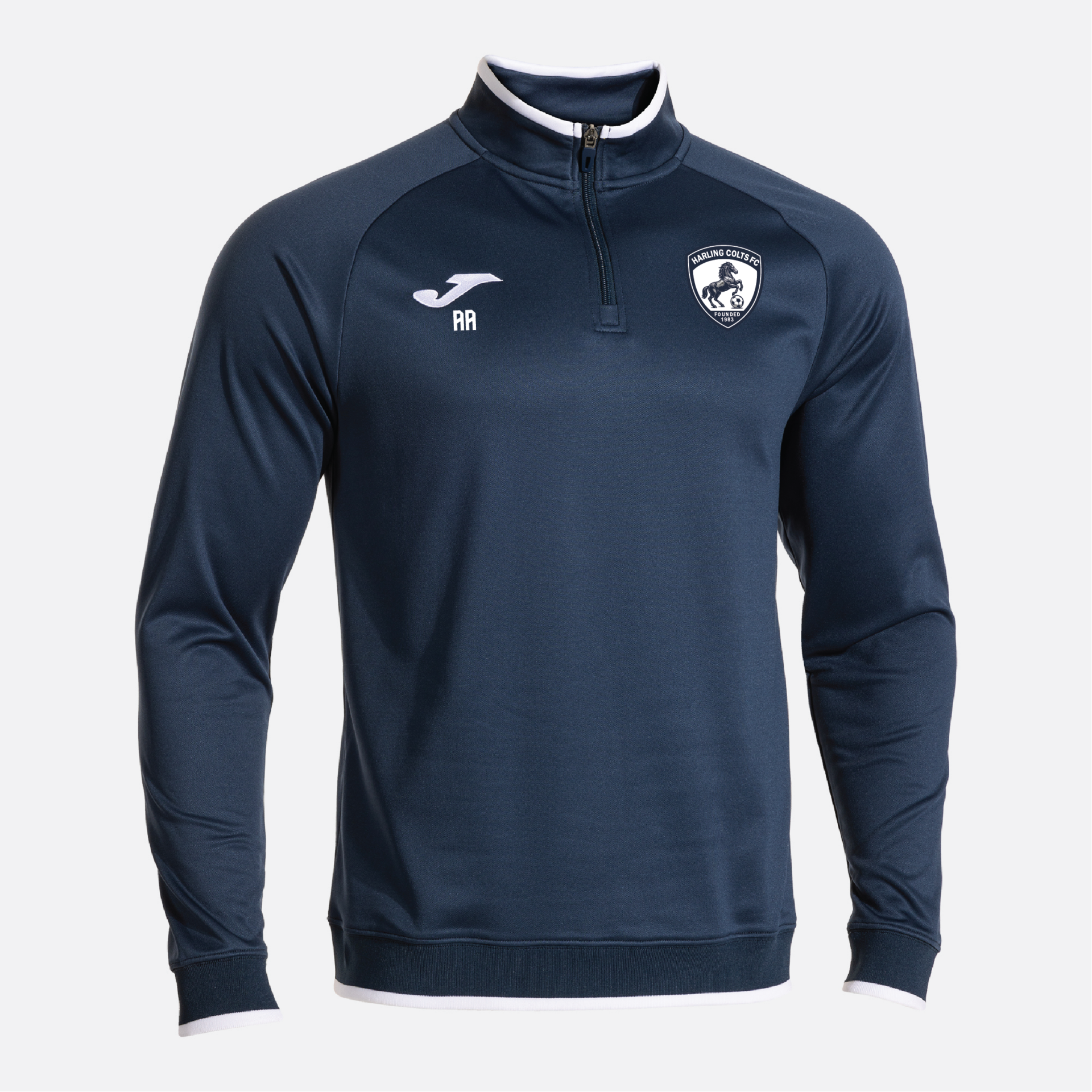 Harling Colts FC - Joma Combi Premium 1/2 Zip Sweatshirt - Navy